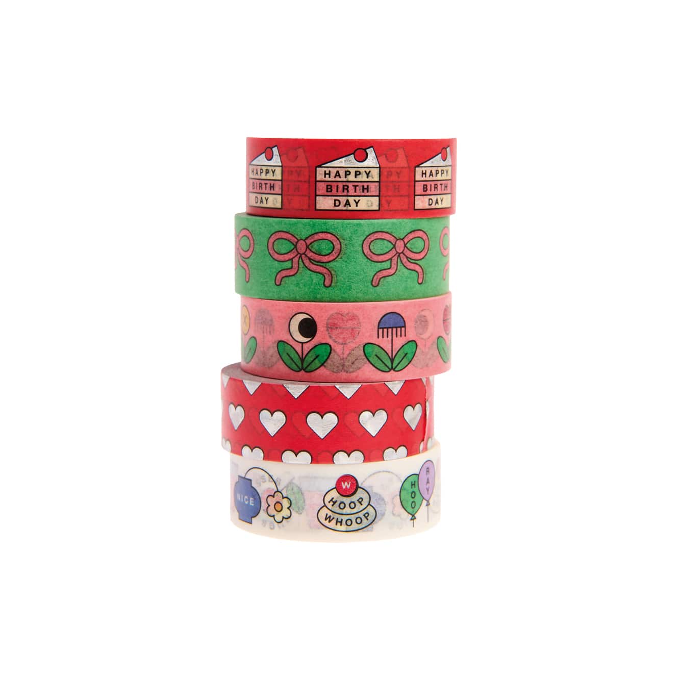 Rico Design x Redfries Tape Set Happy Birthday