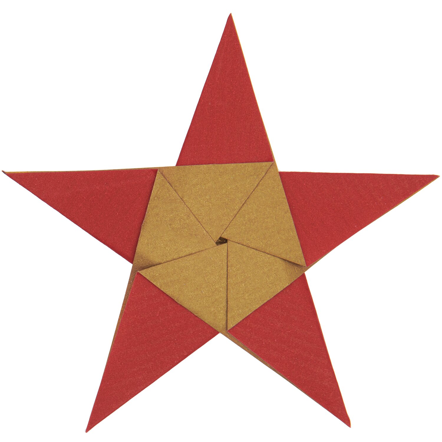 Paper Poetry Bascetta Origamipapier Rot-Gold Paper Poetry Bascetta Origamipapier Rot-Gold