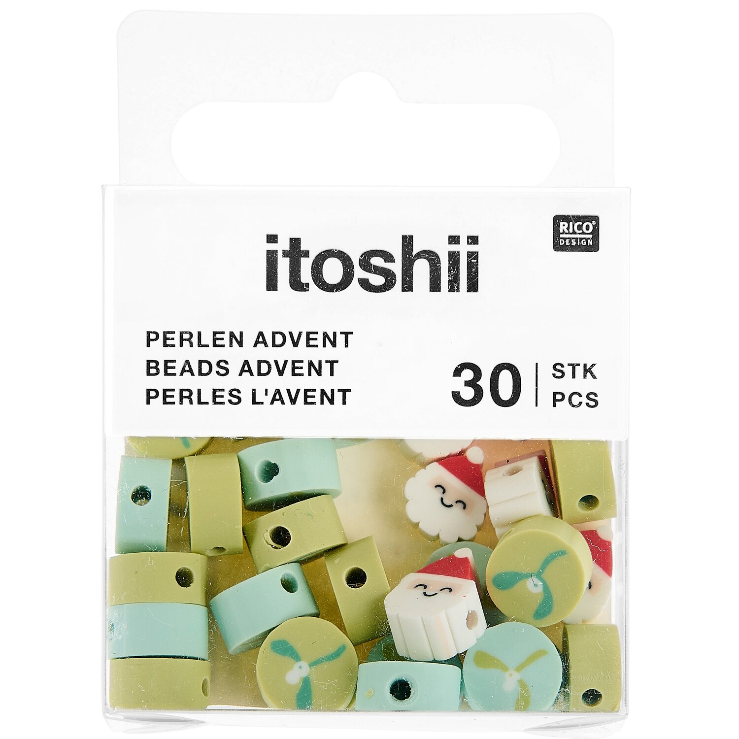Perlen Advent Advent 30 Stück von Rico Design