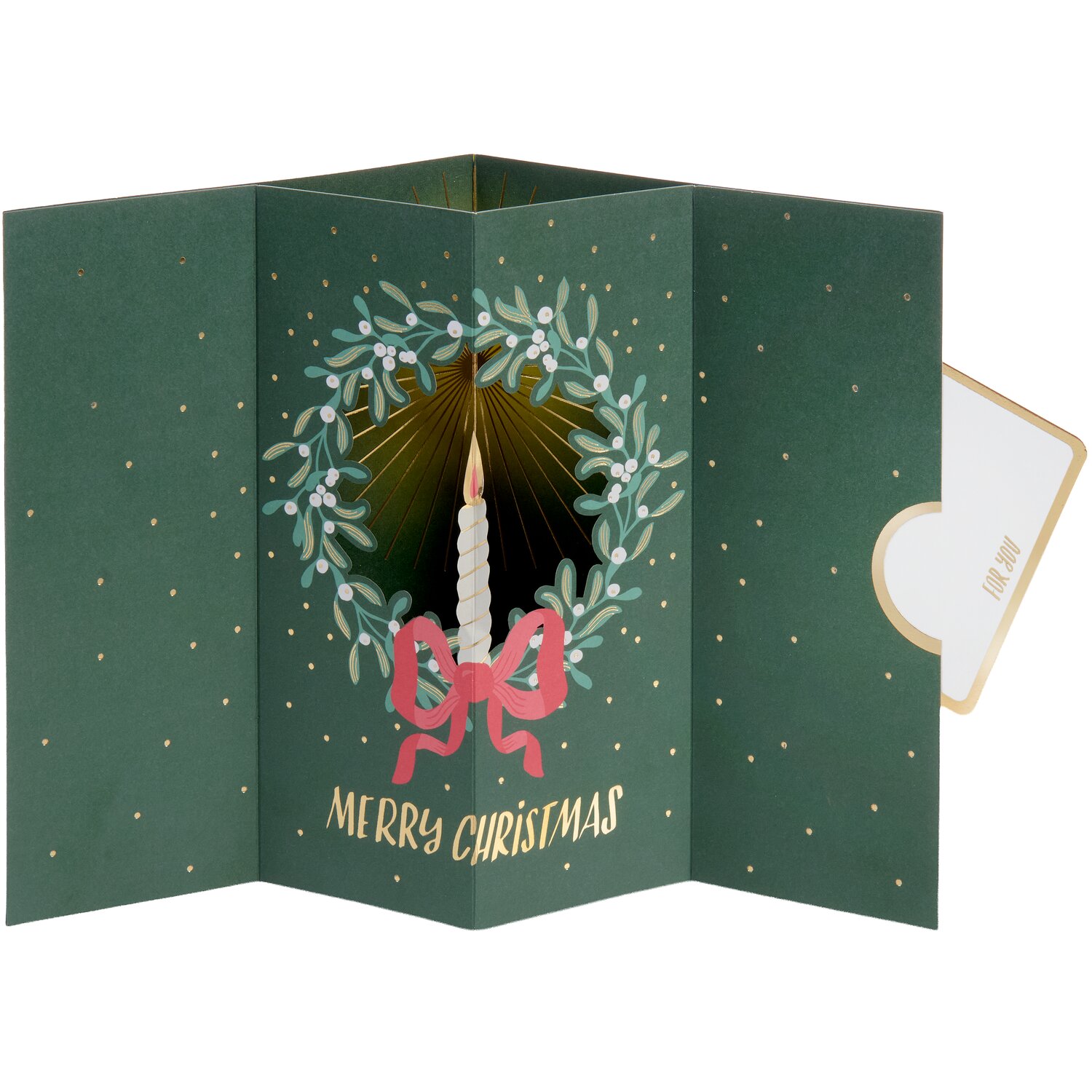 Paper Poetry Pop Up Karte Advent Kerze B6 von Rico Design