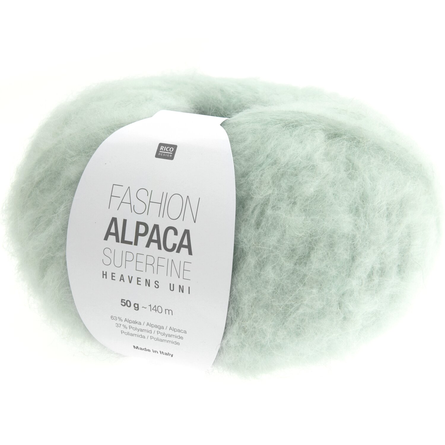 Strickset Schal Modell 21 aus Made by Me No. 21 von Rico Design Fashion Alpaca Superfine Heavens Uni, aquamarinfarbene Wolle von Rico Design, 50g, 140m.
