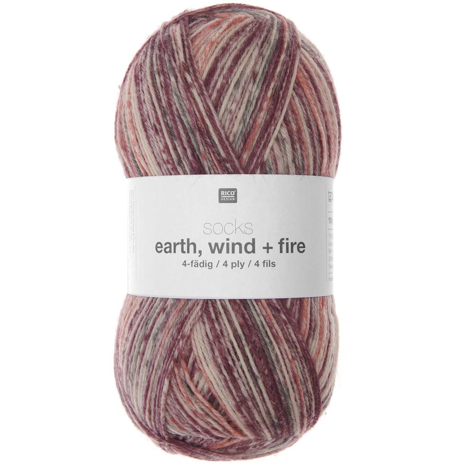 Socks Earth + Wind + Fire 4-fägig Socks Earth + Wind + Fire 4-fägig