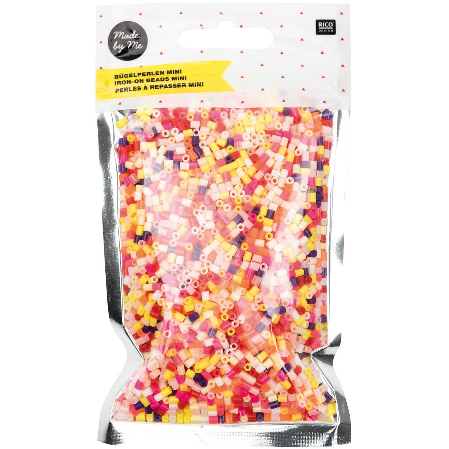 Mini-Bügelperlen Mix rosa 2,5mm
