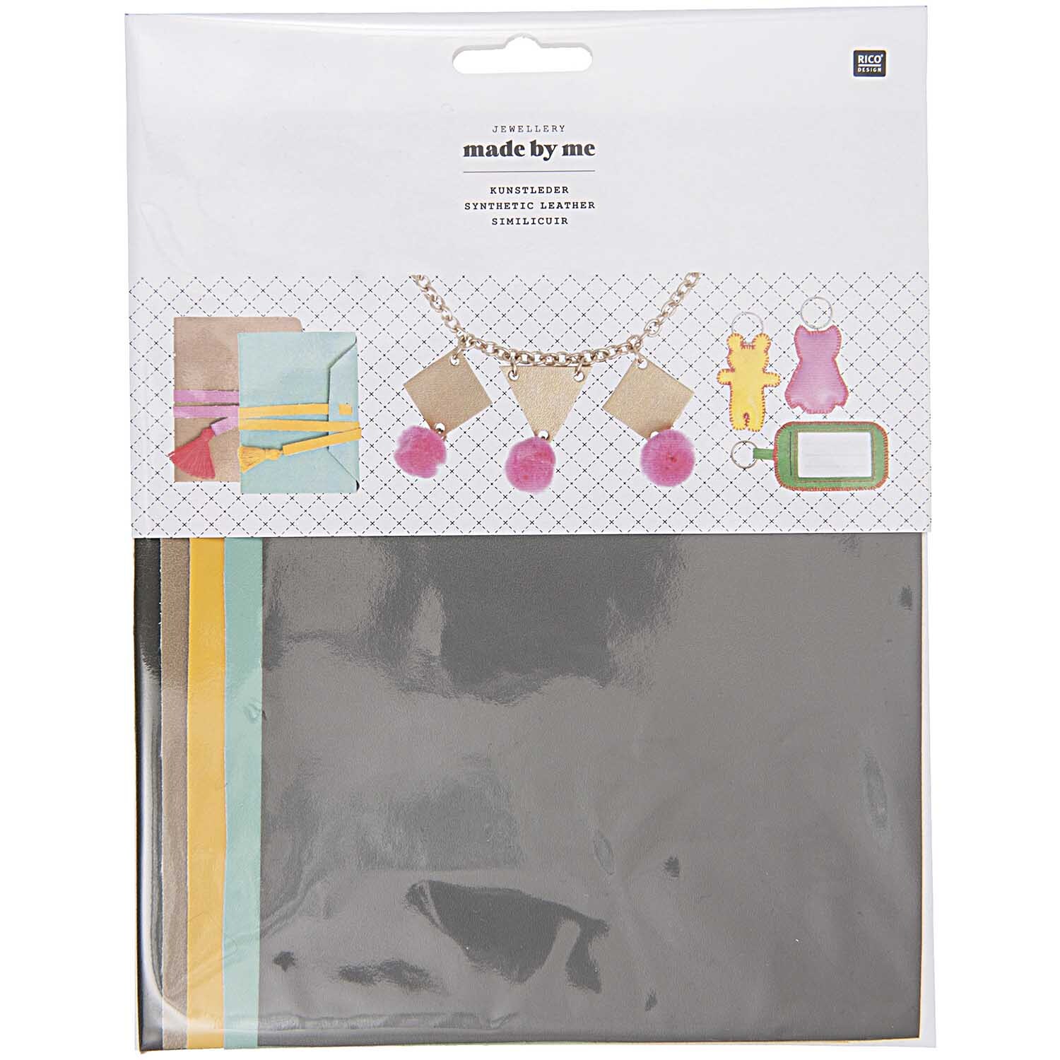 Kunstleder Set fashion 14,8x21cm 5 Stück Kunstleder Set fashion 14,8x21cm 5 Stück