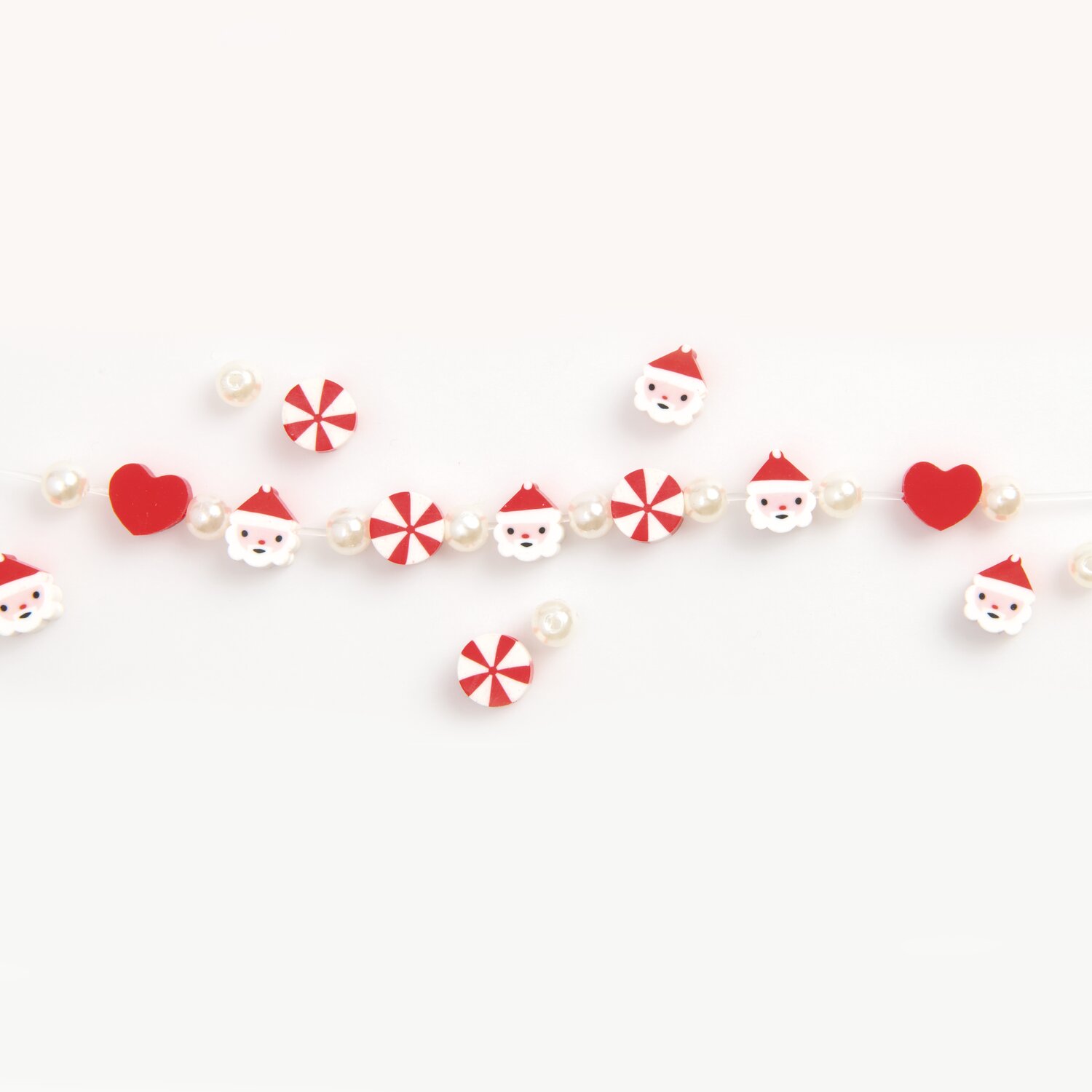Mini Perlen Armband Set Santa & Candy Love von Rico Design