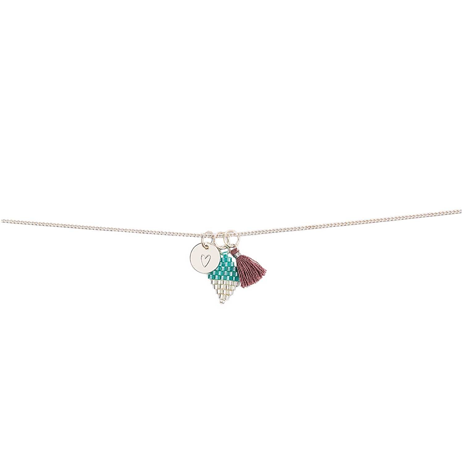 Mix it Up - Jewellery Gliederkette silber 45cm Mix it Up - Jewellery Gliederkette silber 45cm