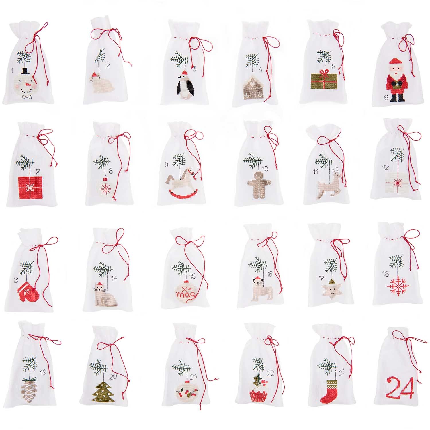 Stickpackung Adventskalender Stickpackung Adventskalender