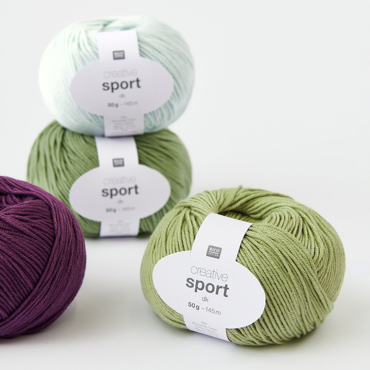 Creative Sport dk 50g 145m Farbe Bordeaux von Rico Design