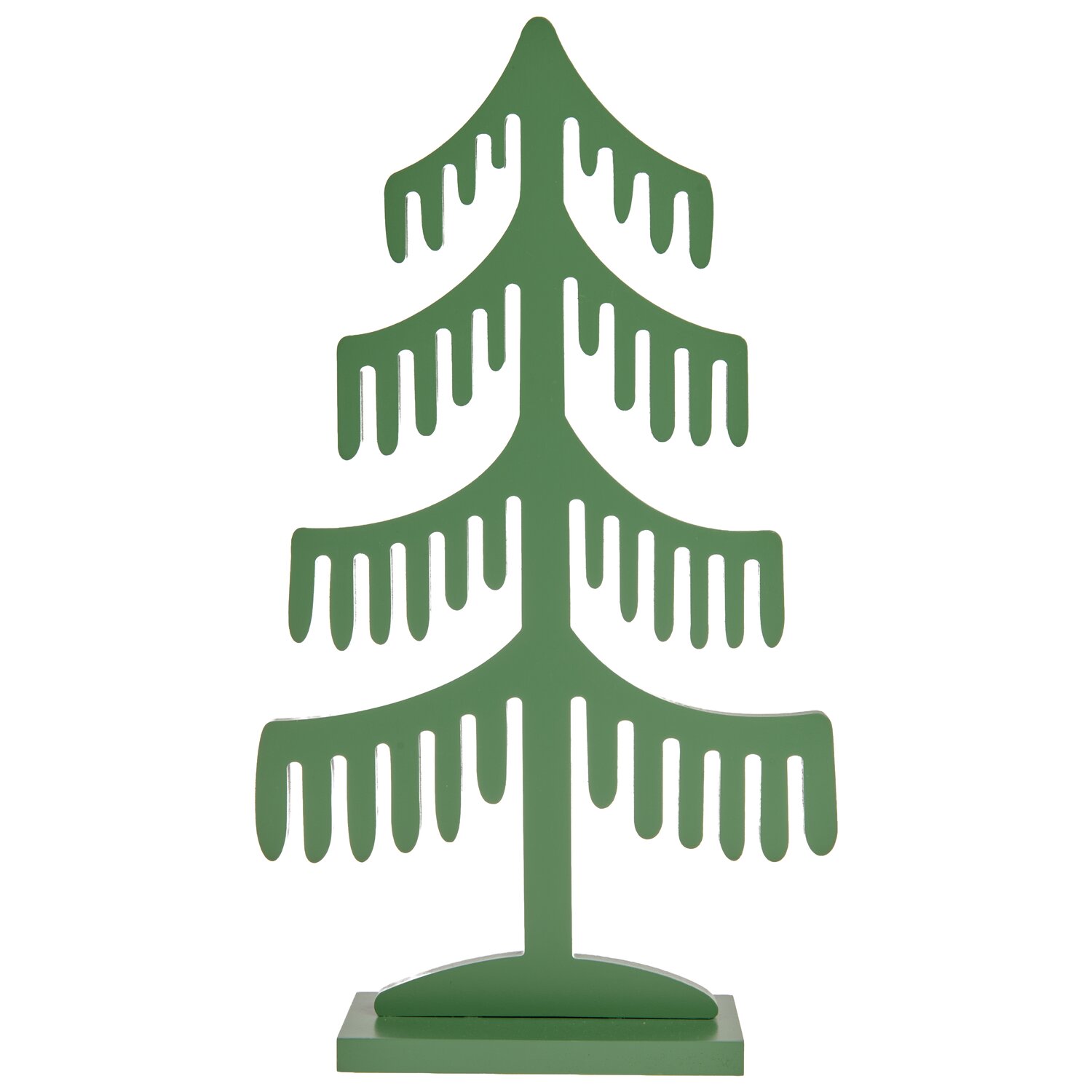 Holztanne Silhouette Grün 20,5x36,2x6cm von Rico Design