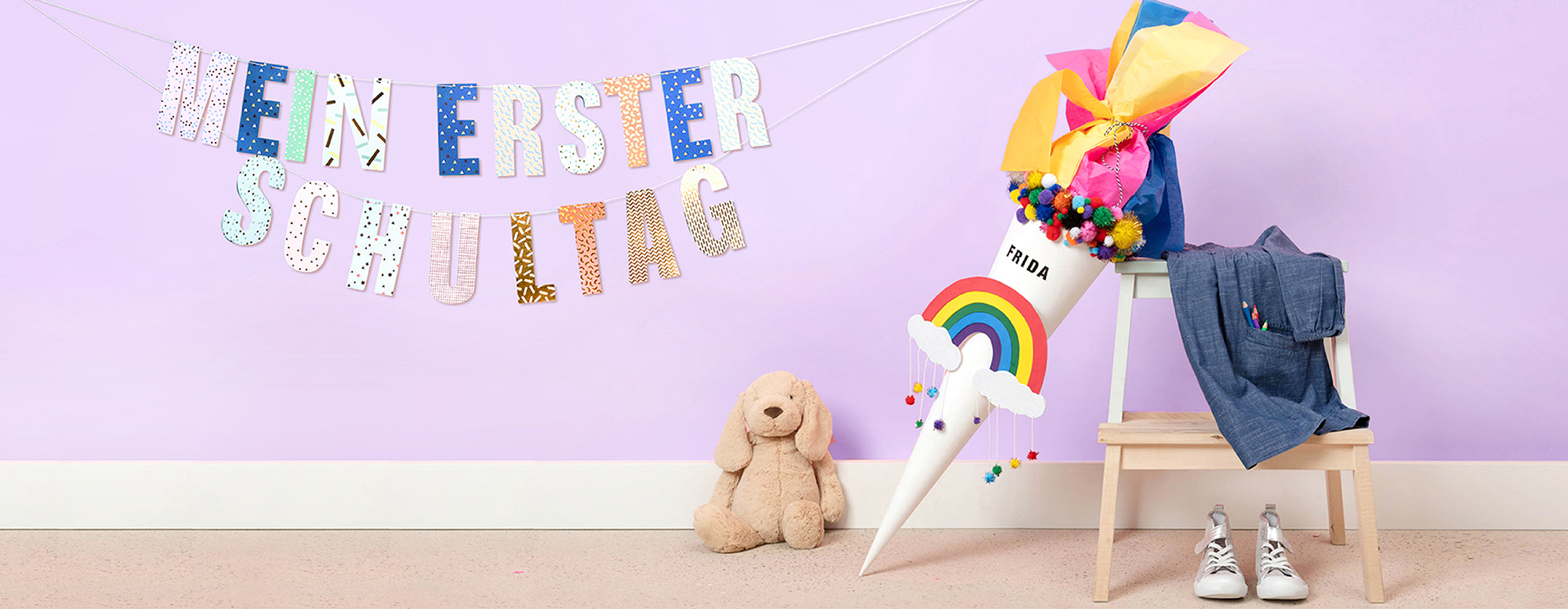 Erster Schultag Deko