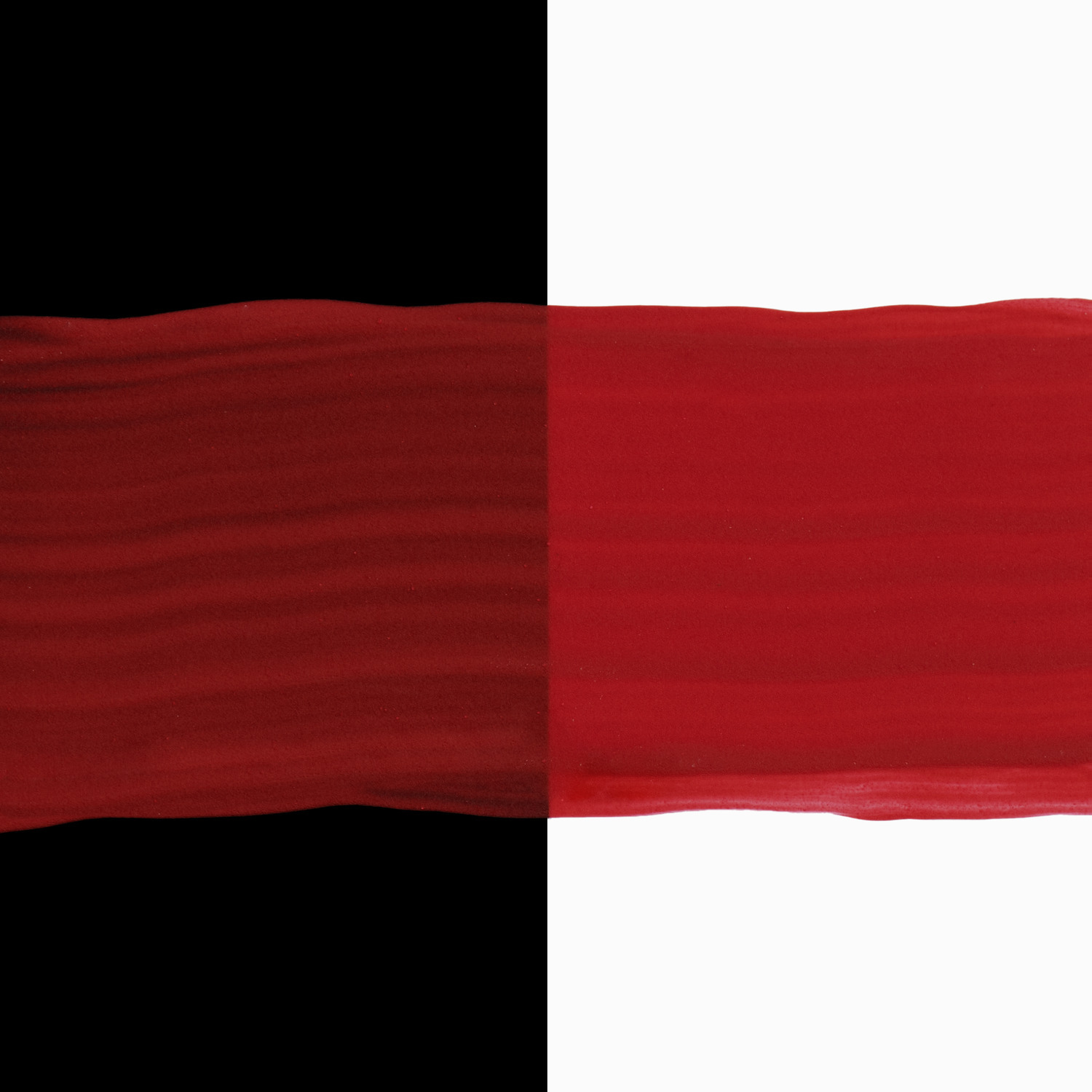 Home Acrylic Acrylfarbe in Kirschrot von Rico Design, 82ml. Rote Farbe auf schwarzem und weißem Hintergrund. Ideal für kreative Projekte.