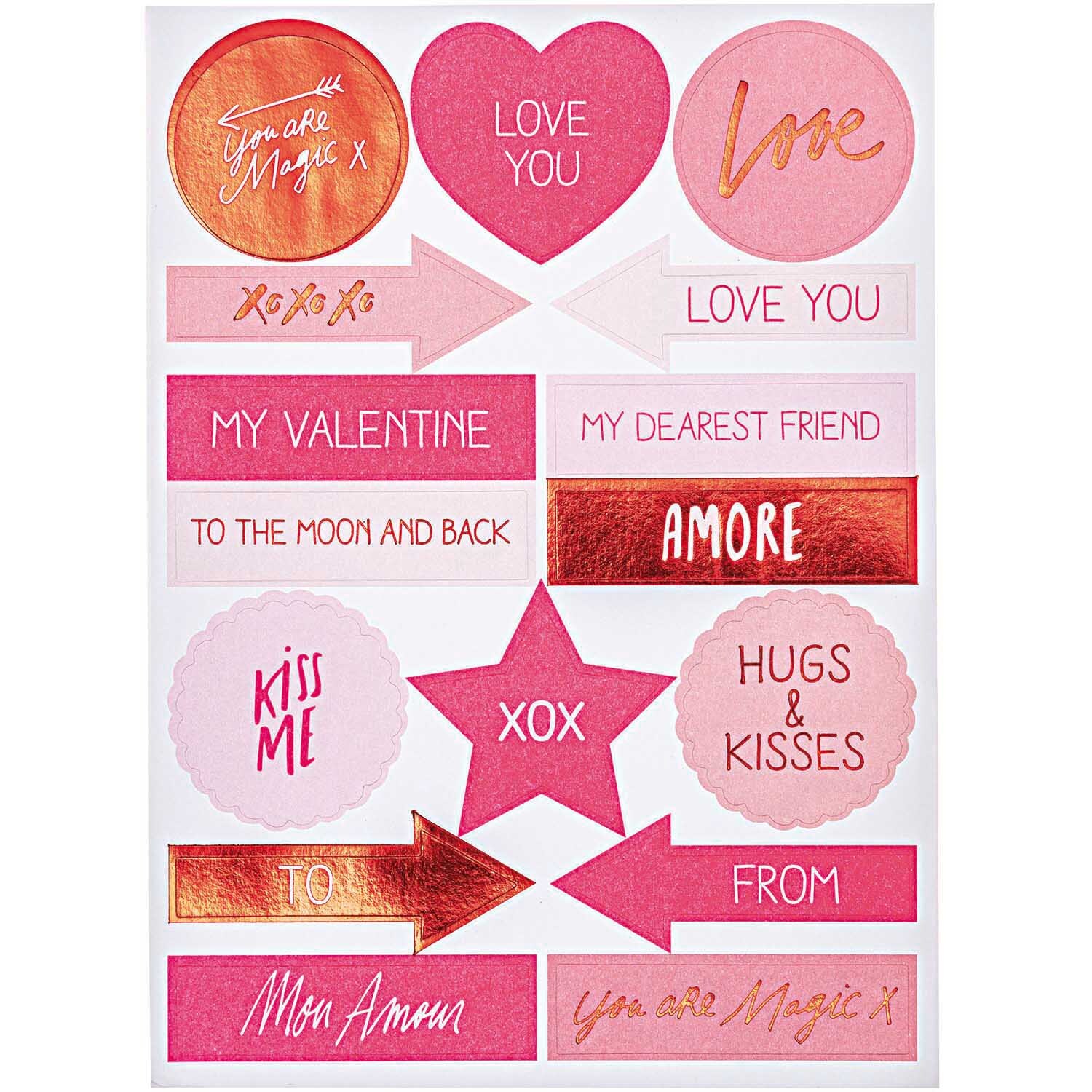 Paper Poetry Grußkartenset It must be love Herz Aquarell von Rico Design