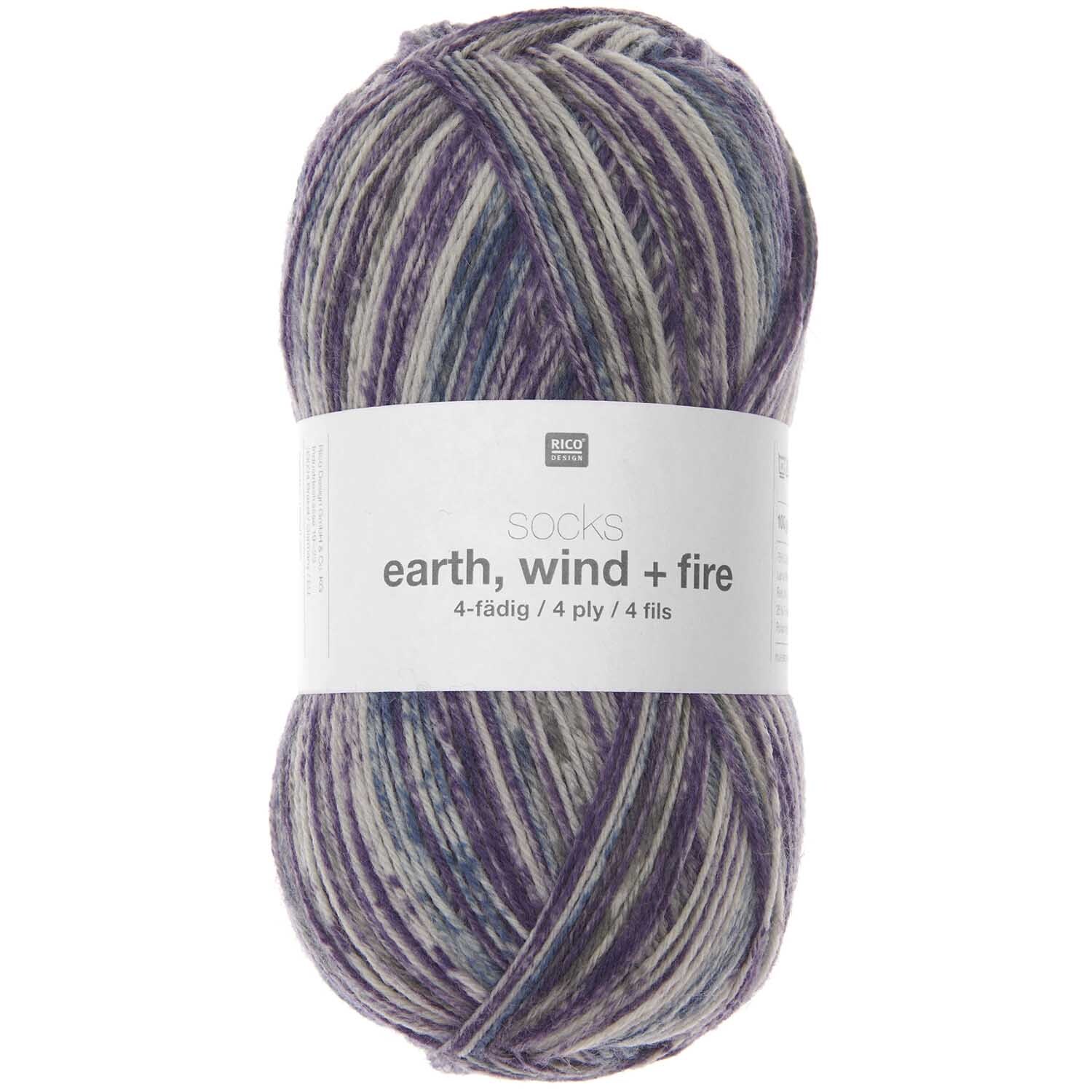 Socks Earth + Wind + Fire 4-fägig Socks Earth + Wind + Fire 4-fägig