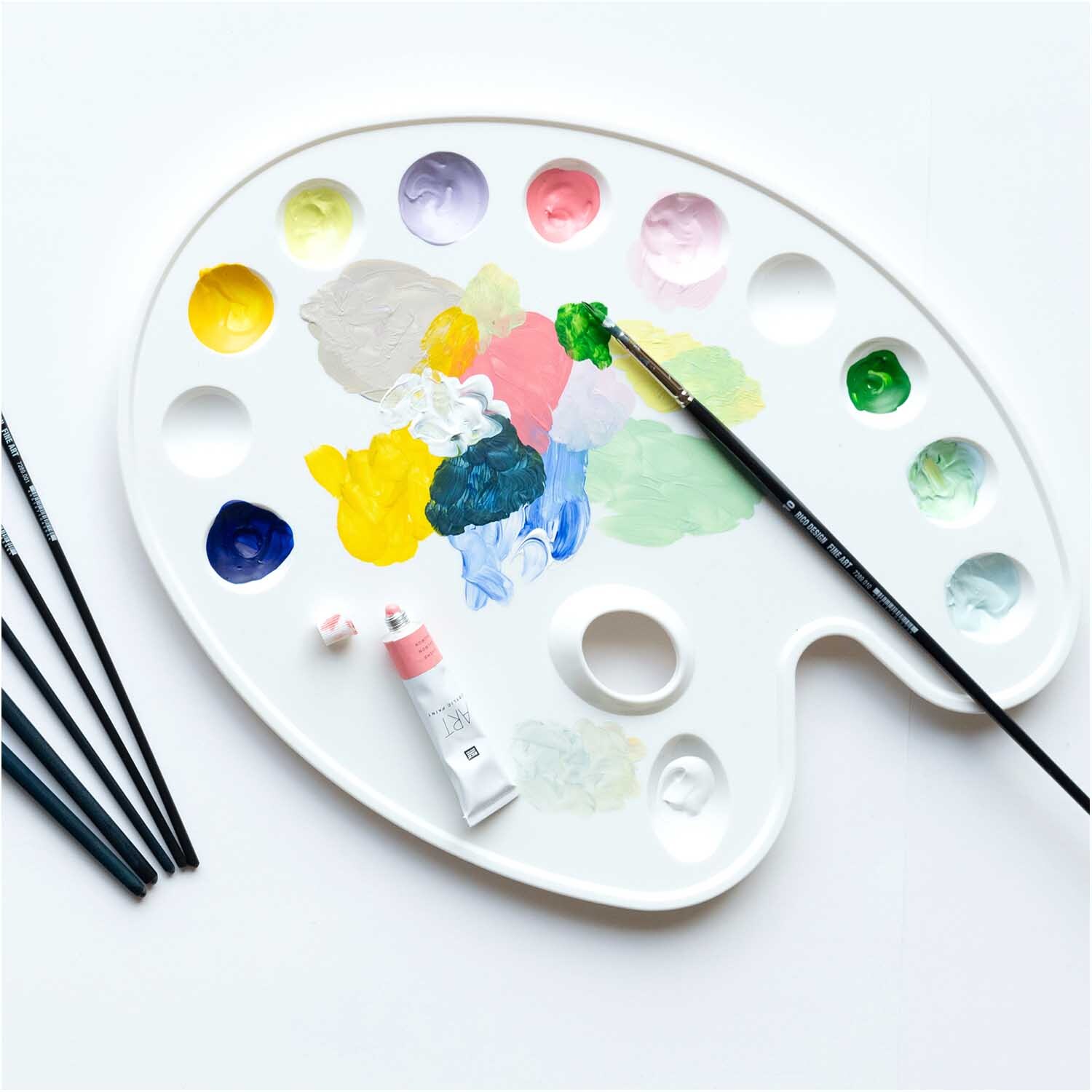 Kunststoffpalette mit 12er-Einteilung 25x35cm Kunststoffpalette mit 12er-Einteilung 25x35cm