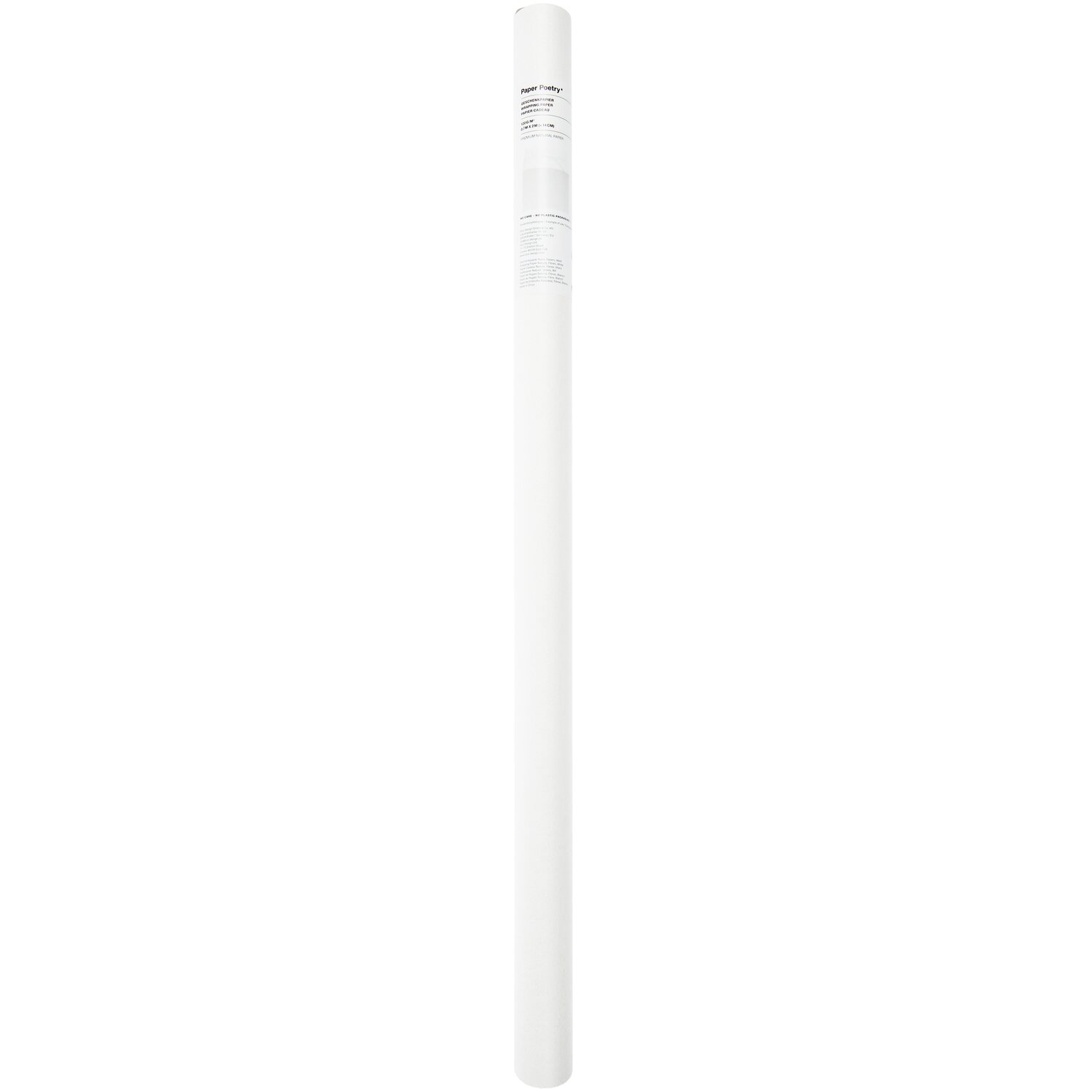 Paper Poetry Geschenkpapier Meadow Natur Fasern Weiß 0,7x2m von Rico Design