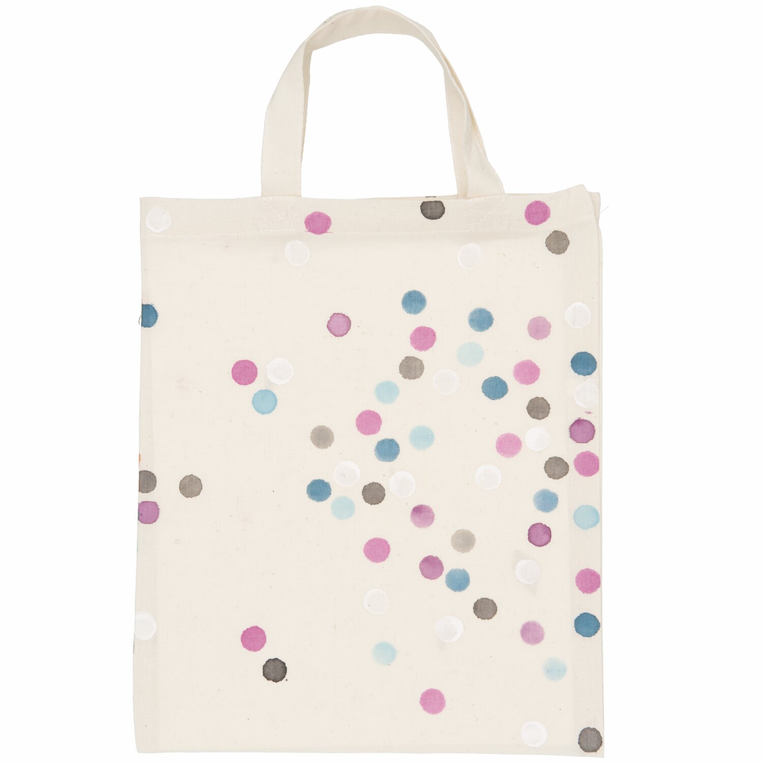 Textilfarben fashion  6x40ml von Rico Design Textilfarben fashion: Stofftasche mit bunten Punkten, ideal für kreative Designs.