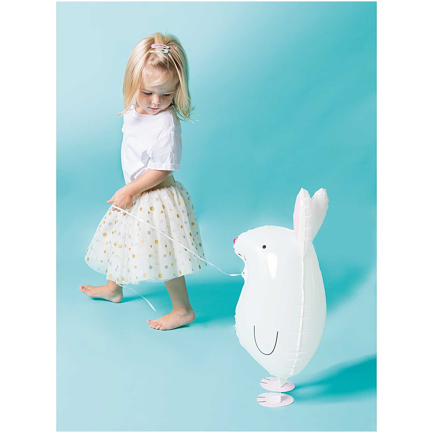 Folienballon Hase 23x60cm Folienballon Hase 23x60cm
