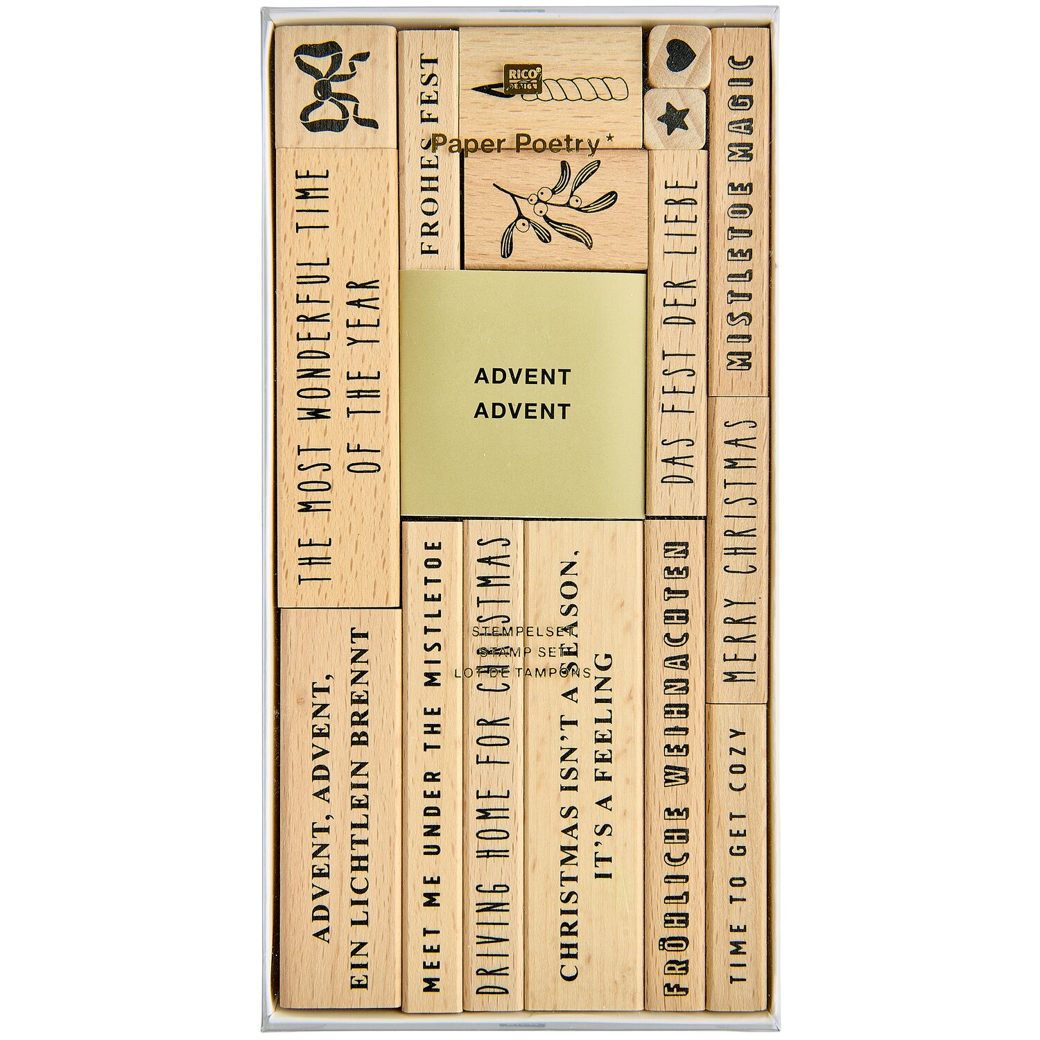 Stempelset Advent Holy Family von Rico Design