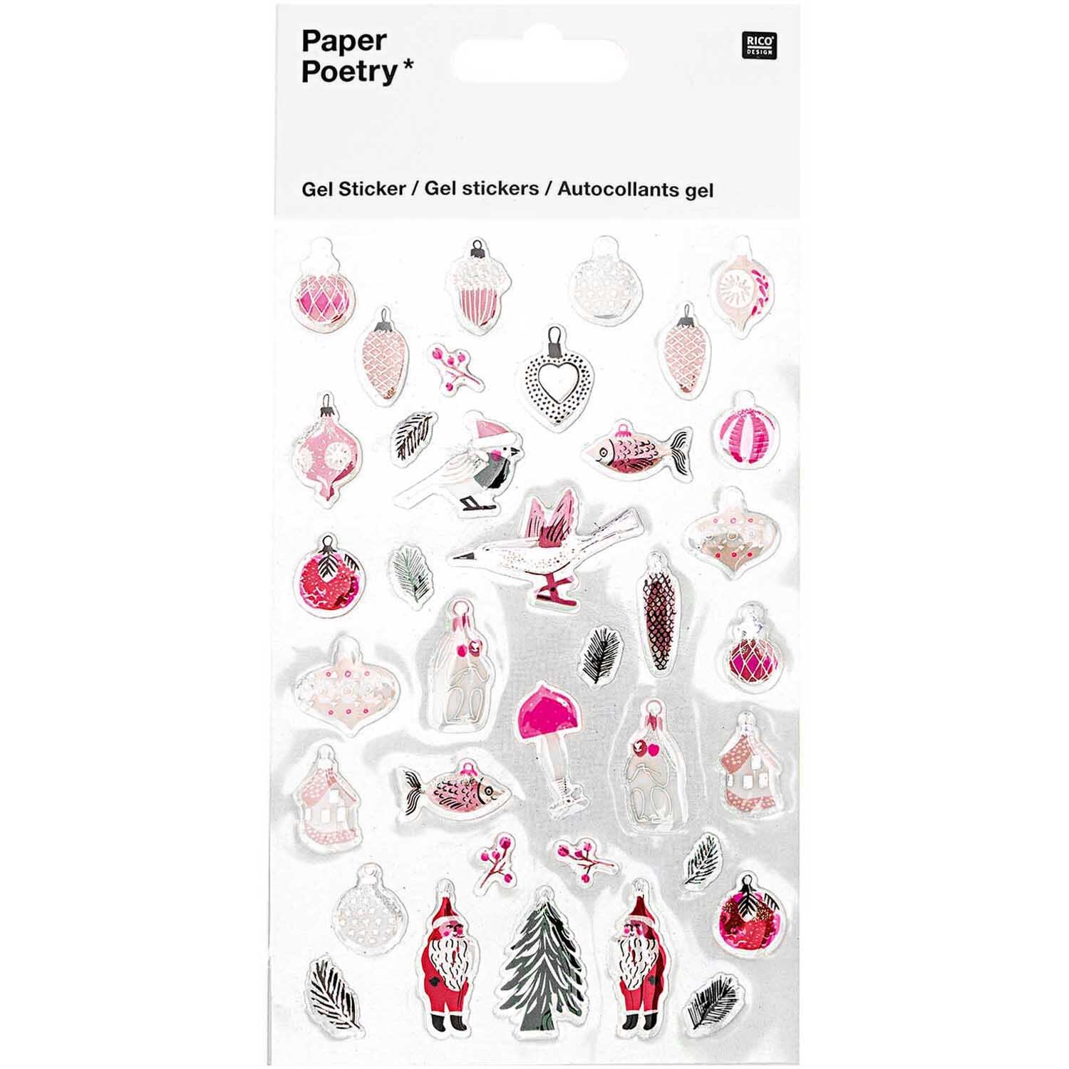 Paper Poetry Gelsticker Nostalgic Christmas pastell Paper Poetry Gelsticker Nostalgic Christmas pastell