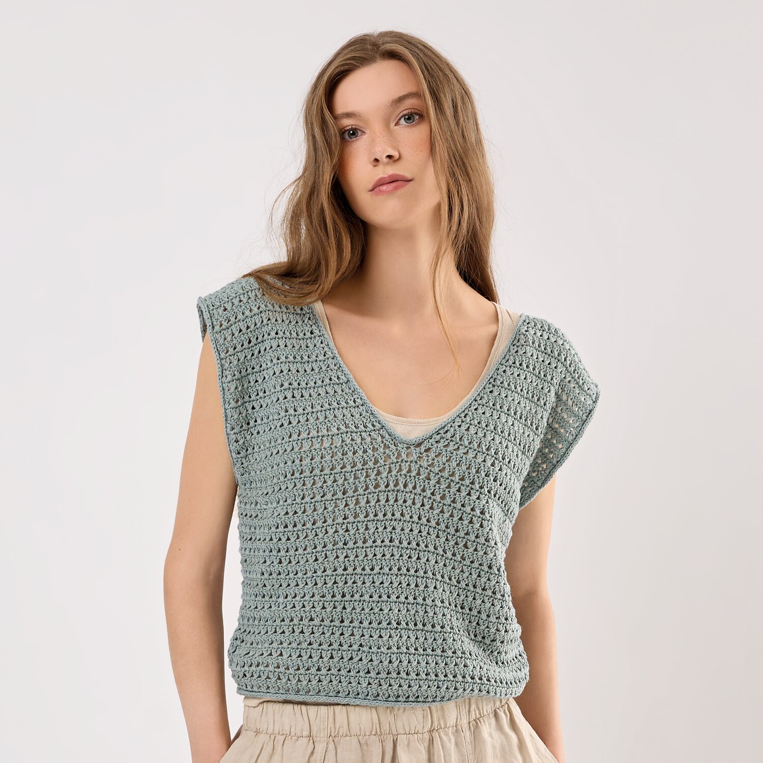 Häkelset Top Modell 22 aus Luxury Knits - Summer Pieces  von Rico Design
