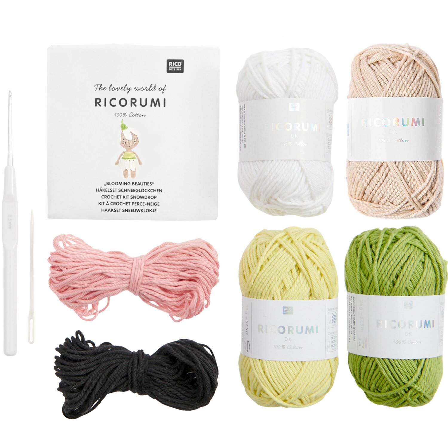 Häkelset Ricorumi Blooming Beauties Schneeglöckchen  von Rico Design