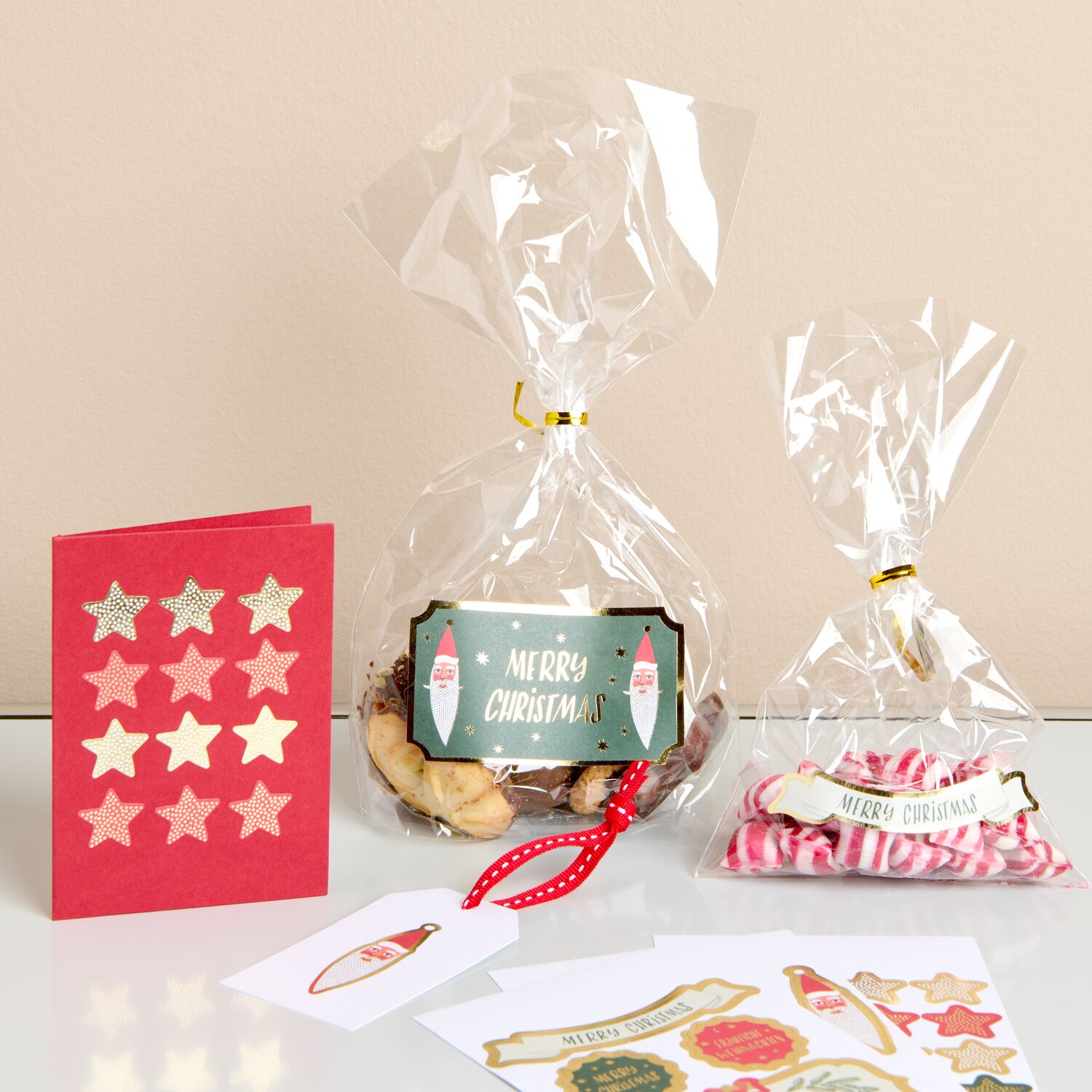 Paper Poetry Papiersticker Advent Merry Christmas 4 Bögen von Rico Design