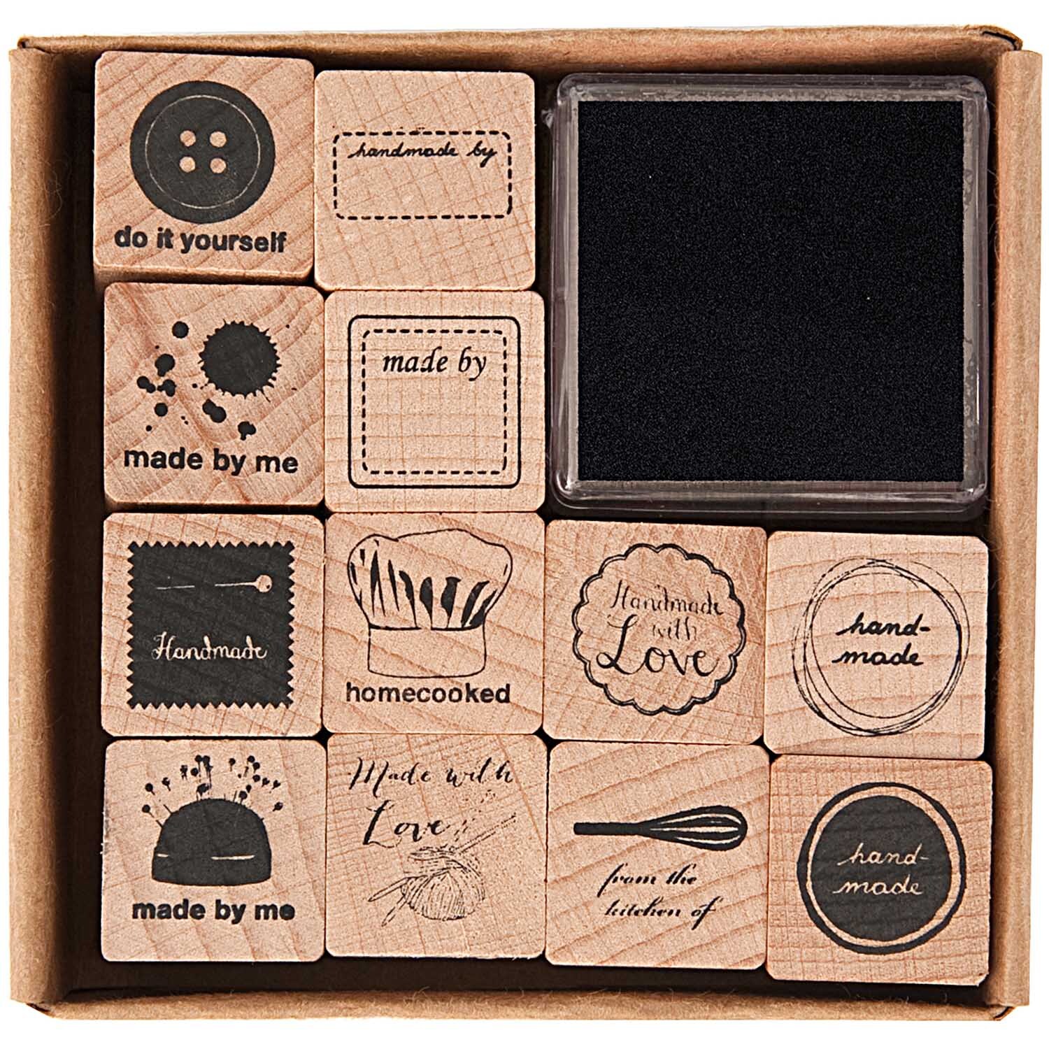 Paper Poetry Stempelset DIY 2x2cm