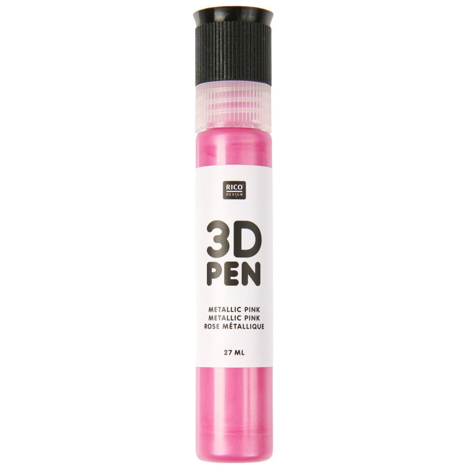 3D Pen Farbe 27ml Farbe Metallic Pink von Rico Design