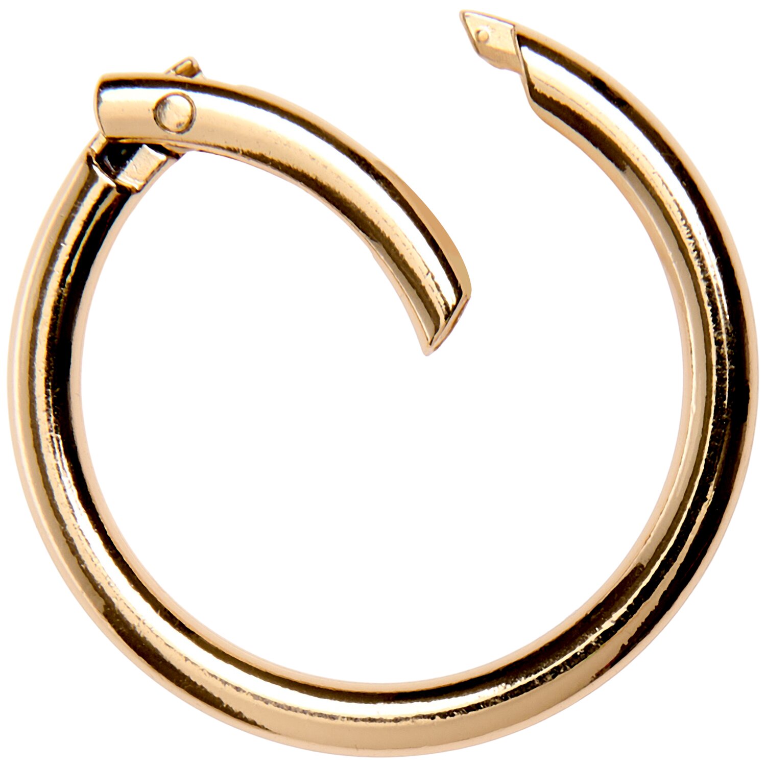 Karabiner-Ring Ø4,8cm Farbe Gold von Rico Design