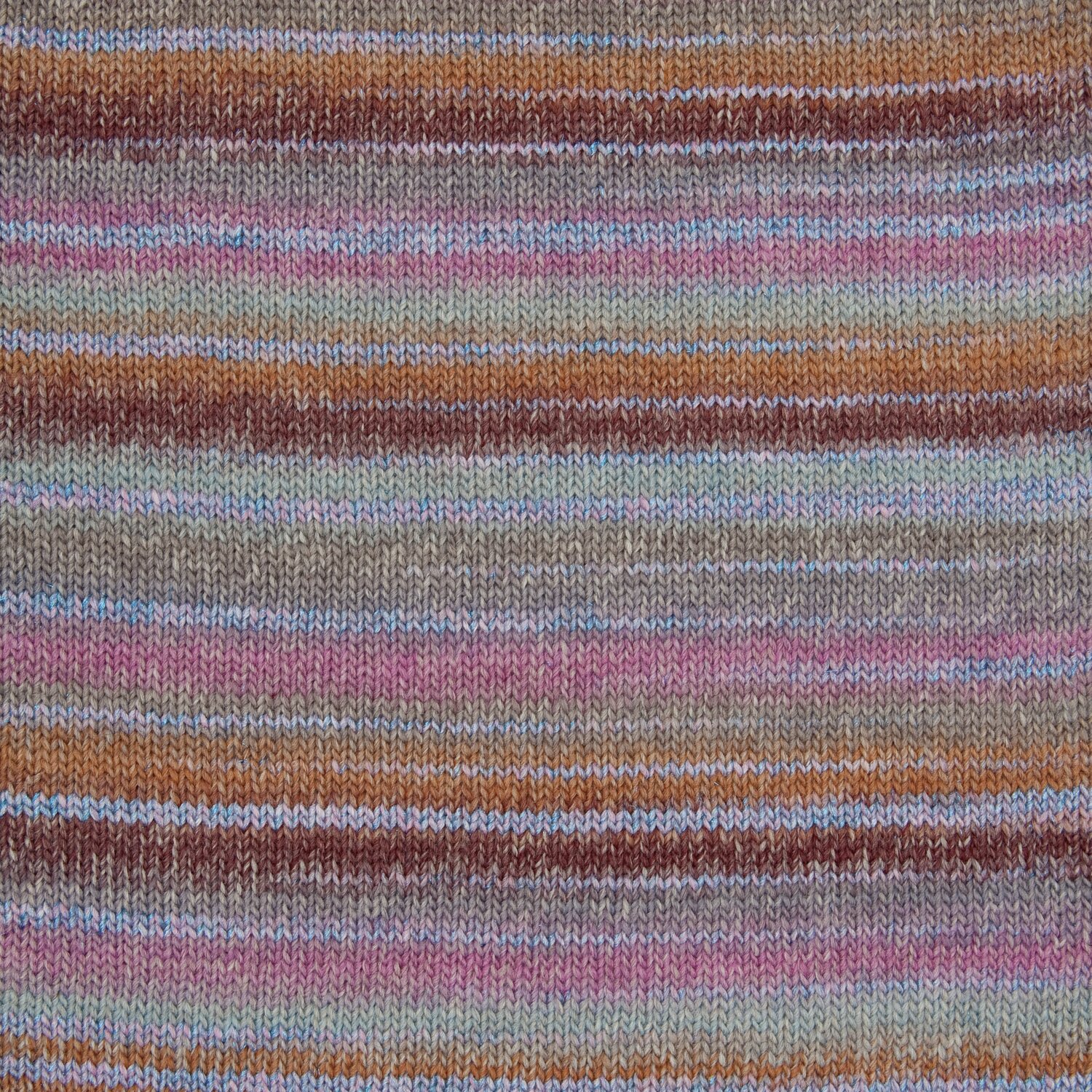 Creative Melange Glitz chunky: Strickmuster in Grau-Rosa mit glitzernden Akzenten, 50g 100m.