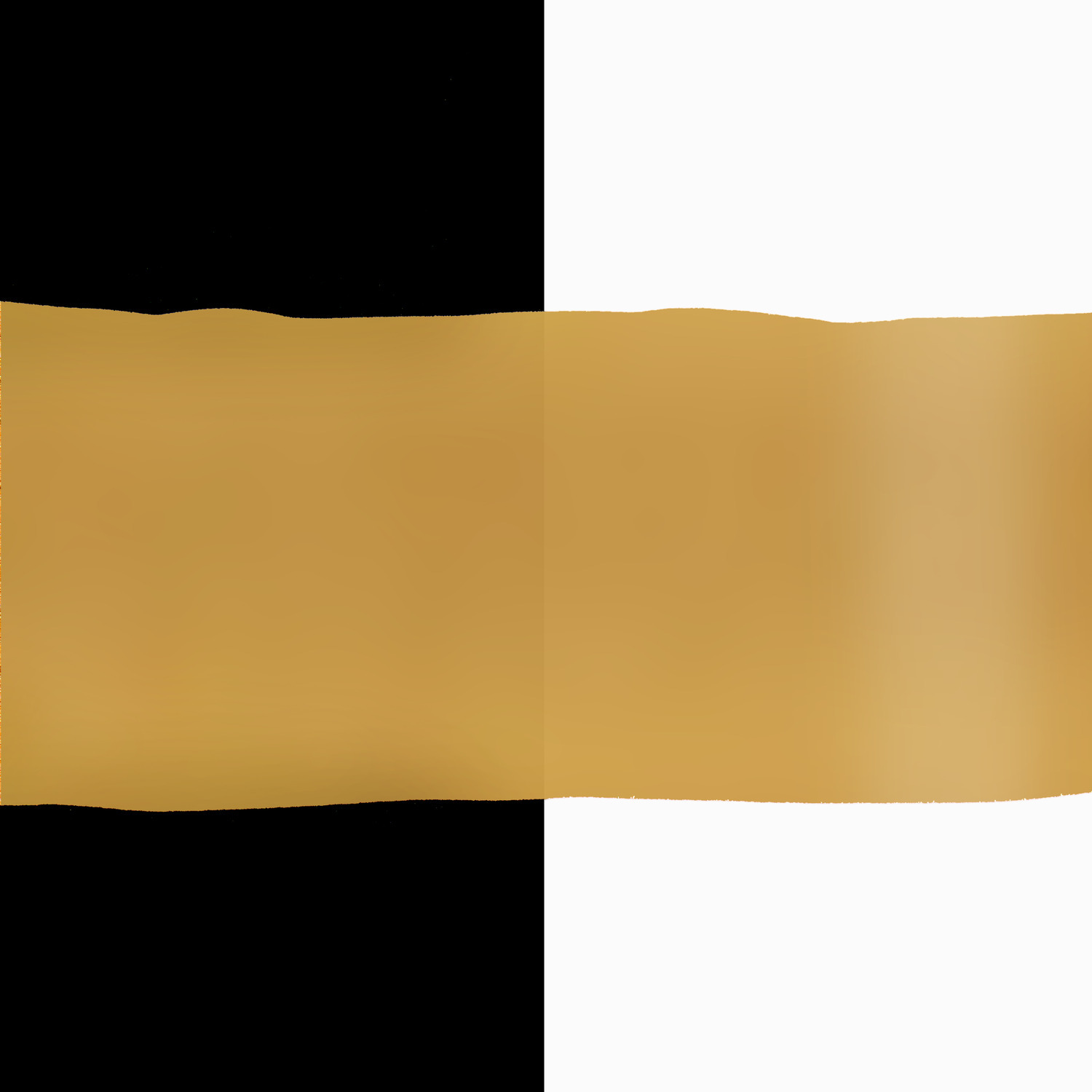 Acrylini Acrylfarbe, goldene Farbe auf schwarzem und weißem Hintergrund, 22ml Tube.