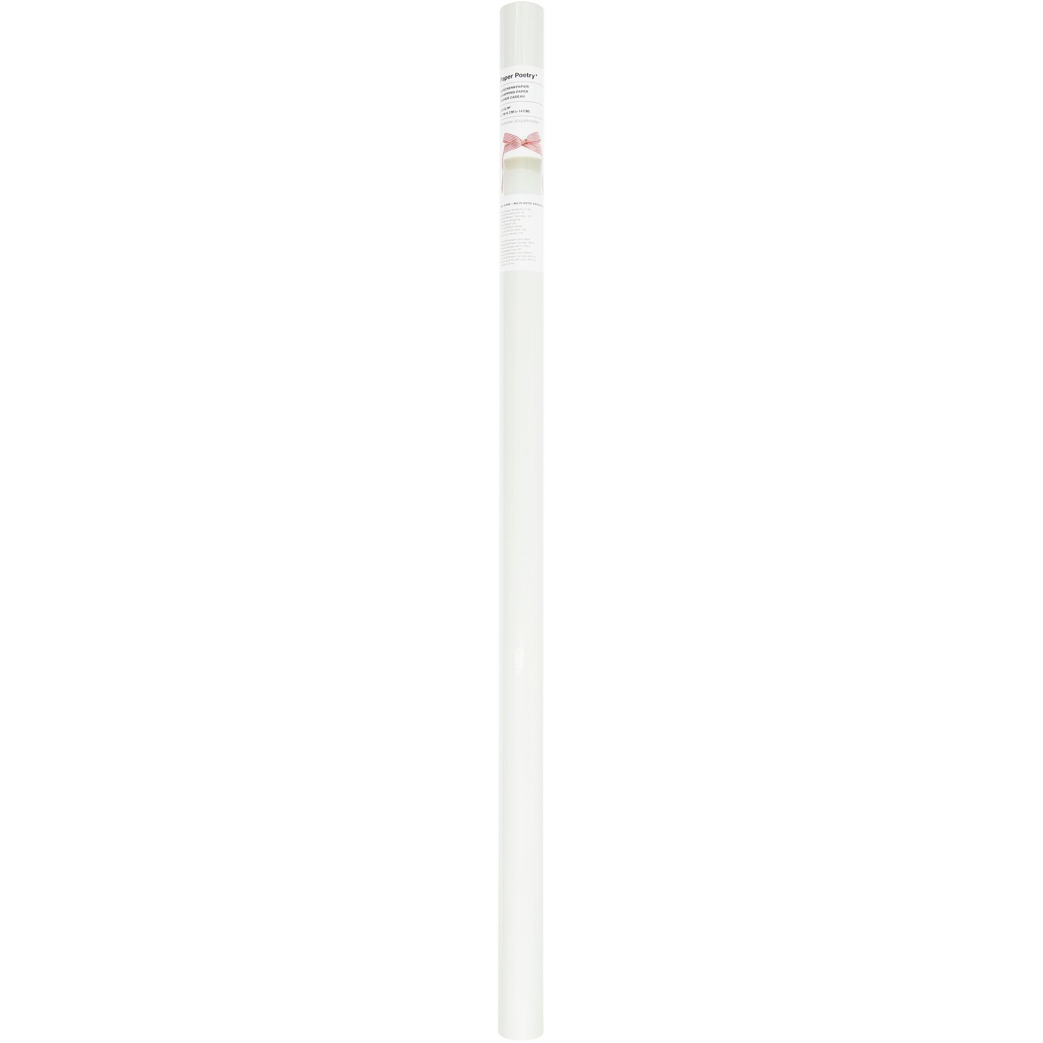 Geschenkpapier Lack 200x70cm  100g/m² Farbe Weiß von Rico Design