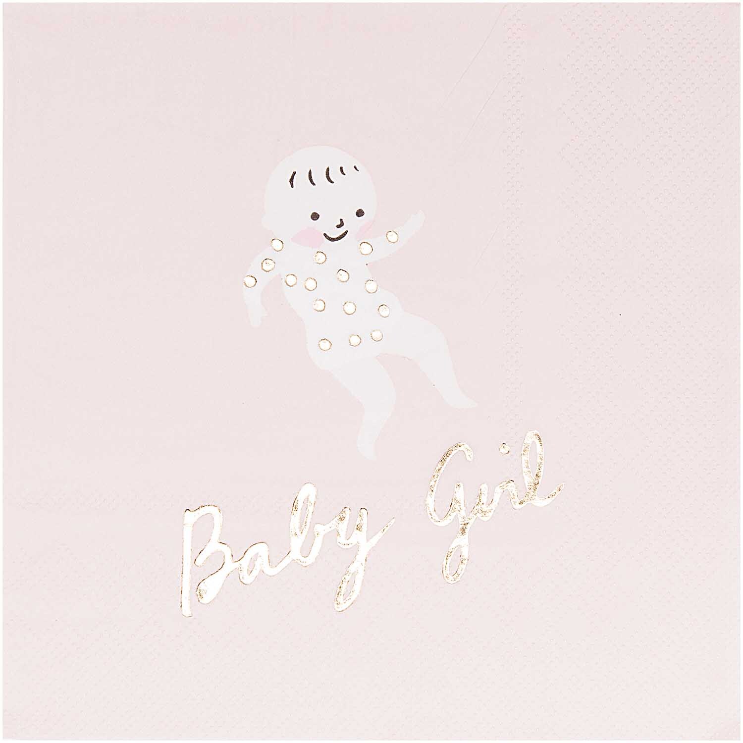 Servietten Baby Girl 33x33cm 20 Stück Servietten Baby Girl 33x33cm 20 Stück