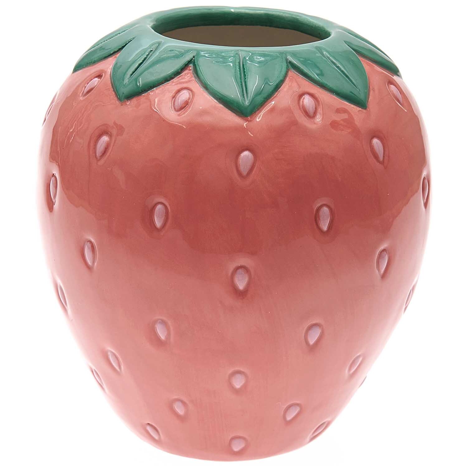 Keramik Vase Erdbeere Ø14cm Keramik Vase Erdbeere Ø14cm