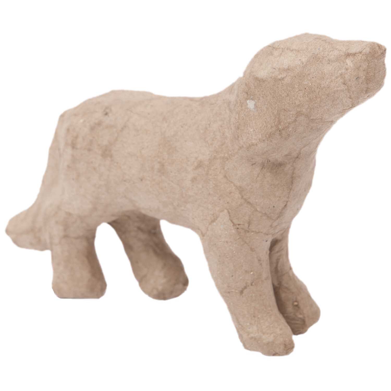 Pappmaché Hund 15x10x3,5cm
