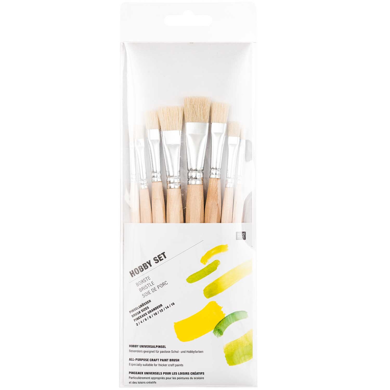 Pinsel Hobby Borsten Set