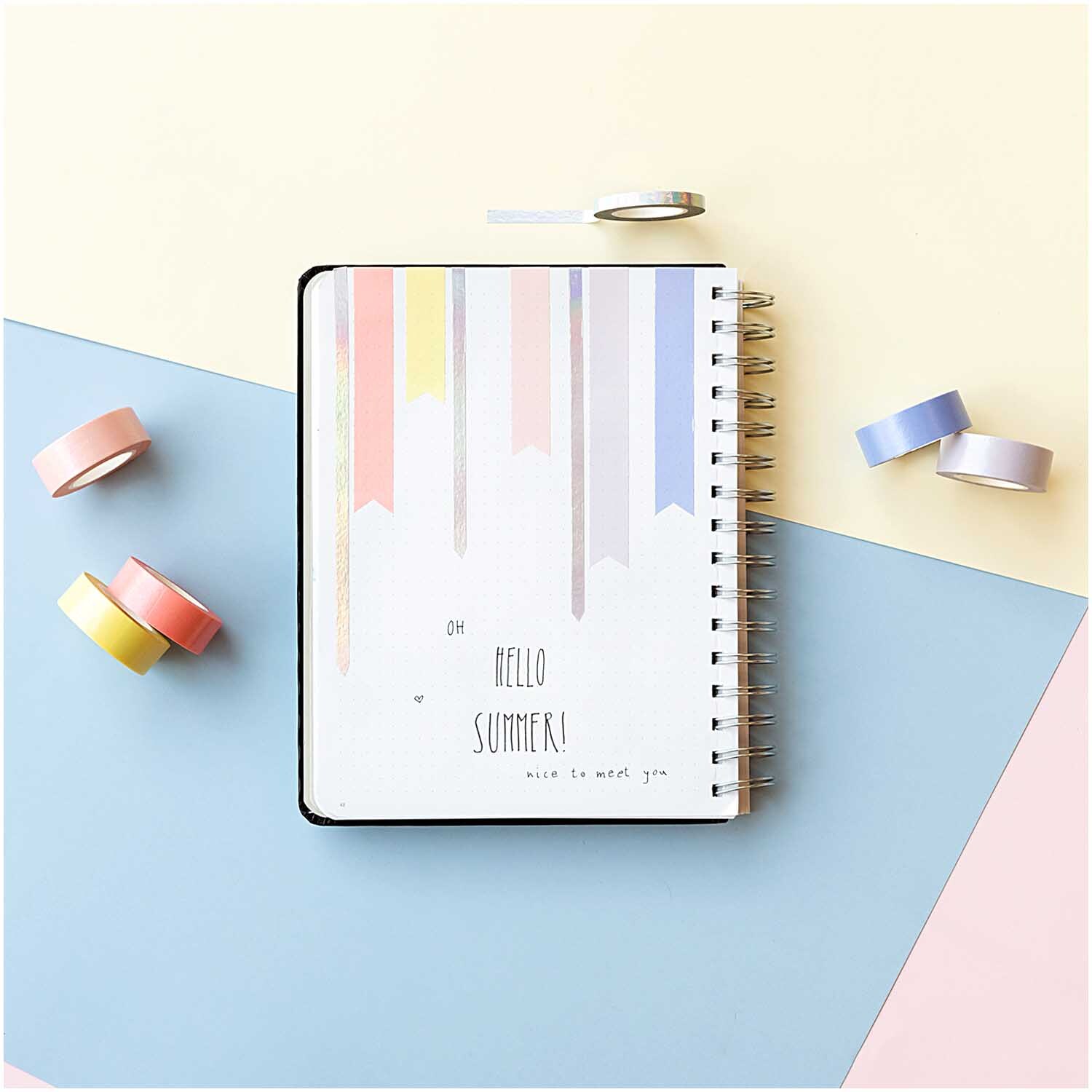 Paper Poetry Tape uni 15mm 10m Farbe Hellgelb von Rico Design