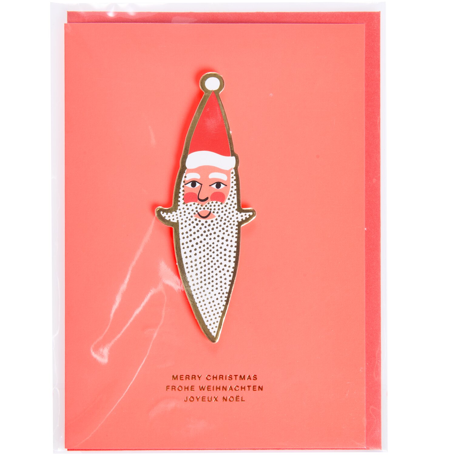 Grußkarte Advent Santa B6 von Rico Design