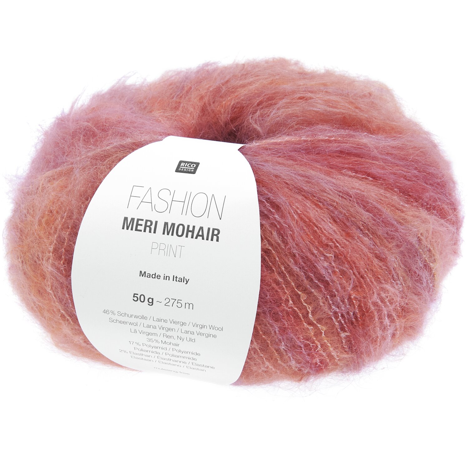 Fashion Meri Mohair Print 50g 275m Farbe Happy Sunrise von Rico Design