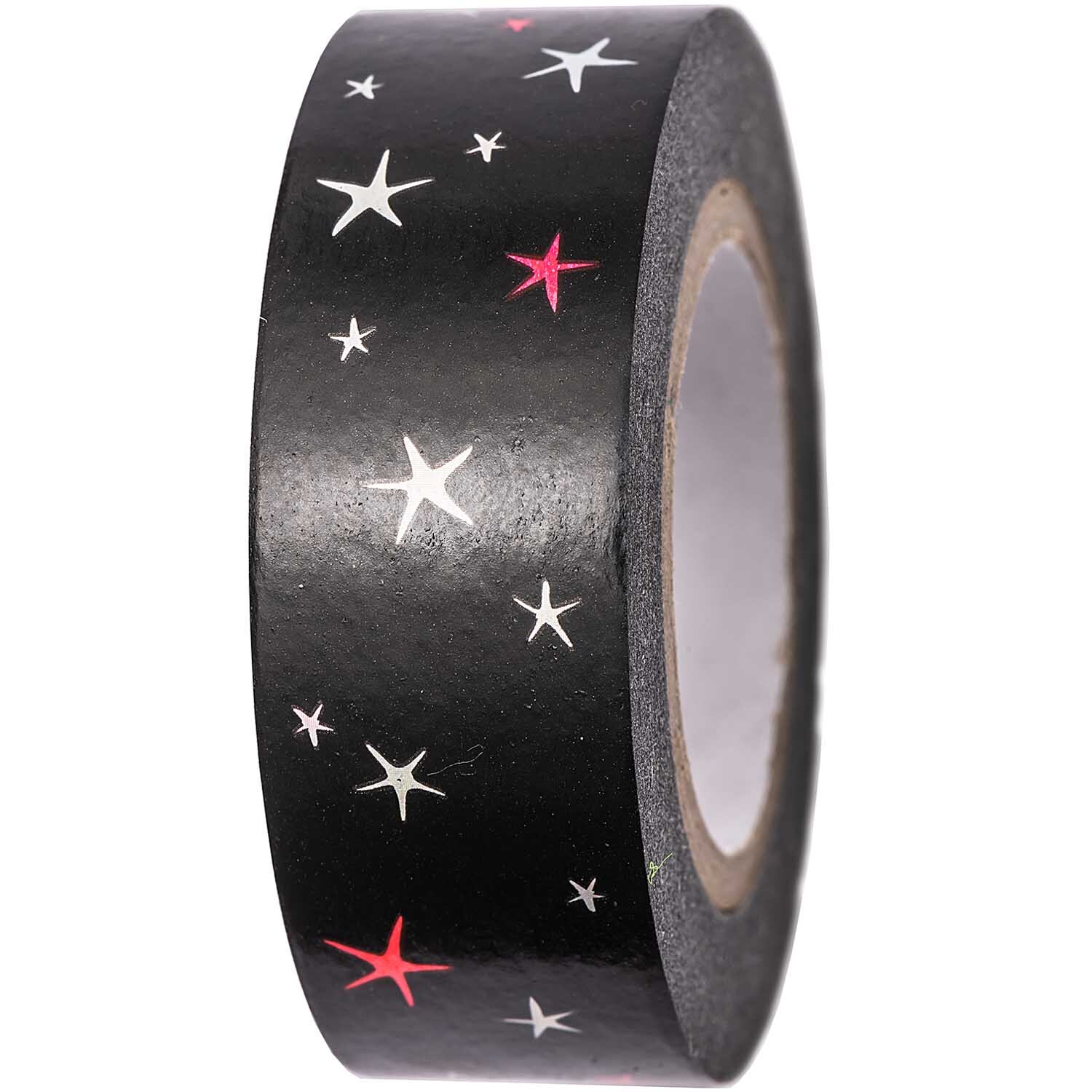 Paper Poetry Tape Sterne schwarz 15mm 10m Paper Poetry Tape Sterne schwarz 15mm 10m