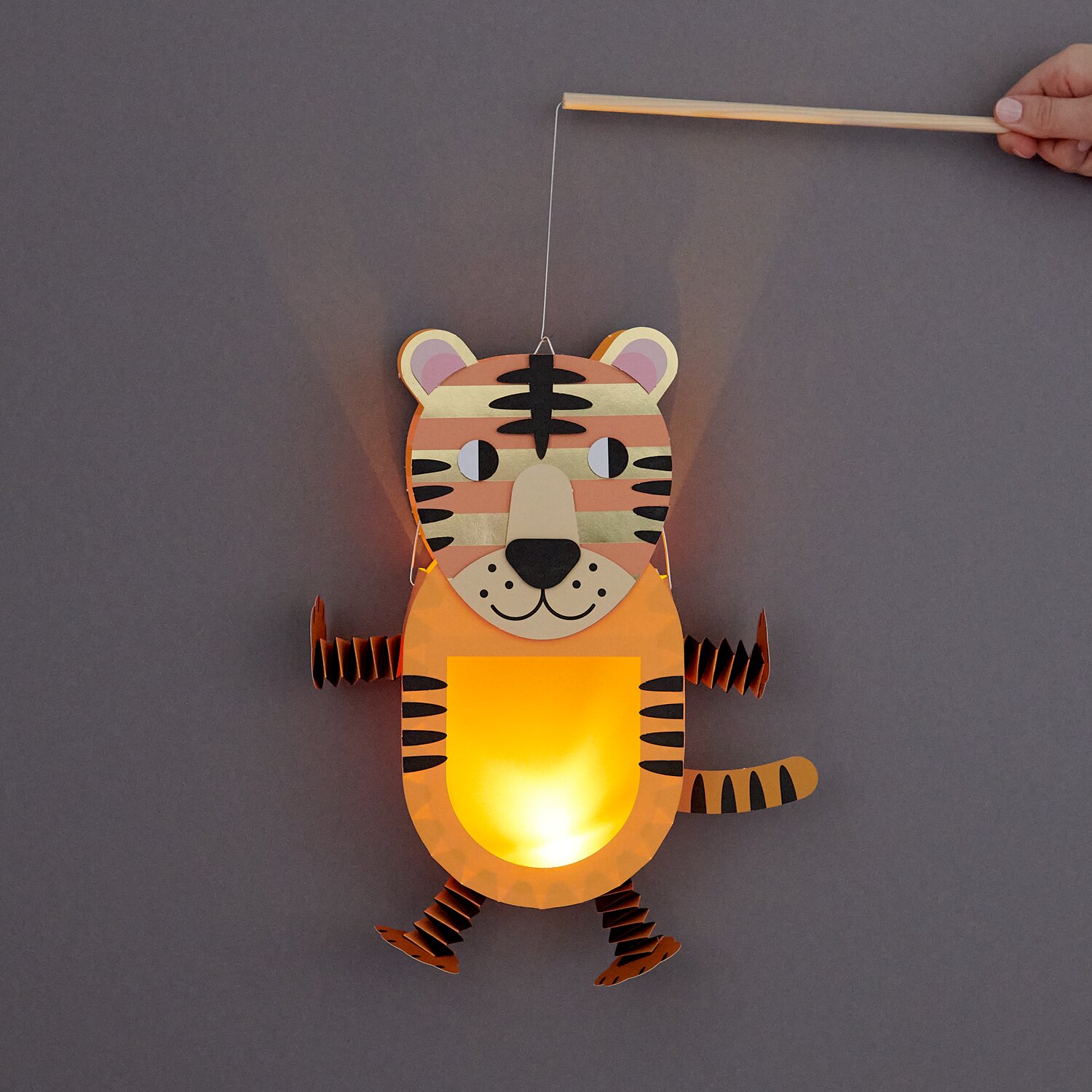 Bastelset Tiger-Laterne von Rico Design