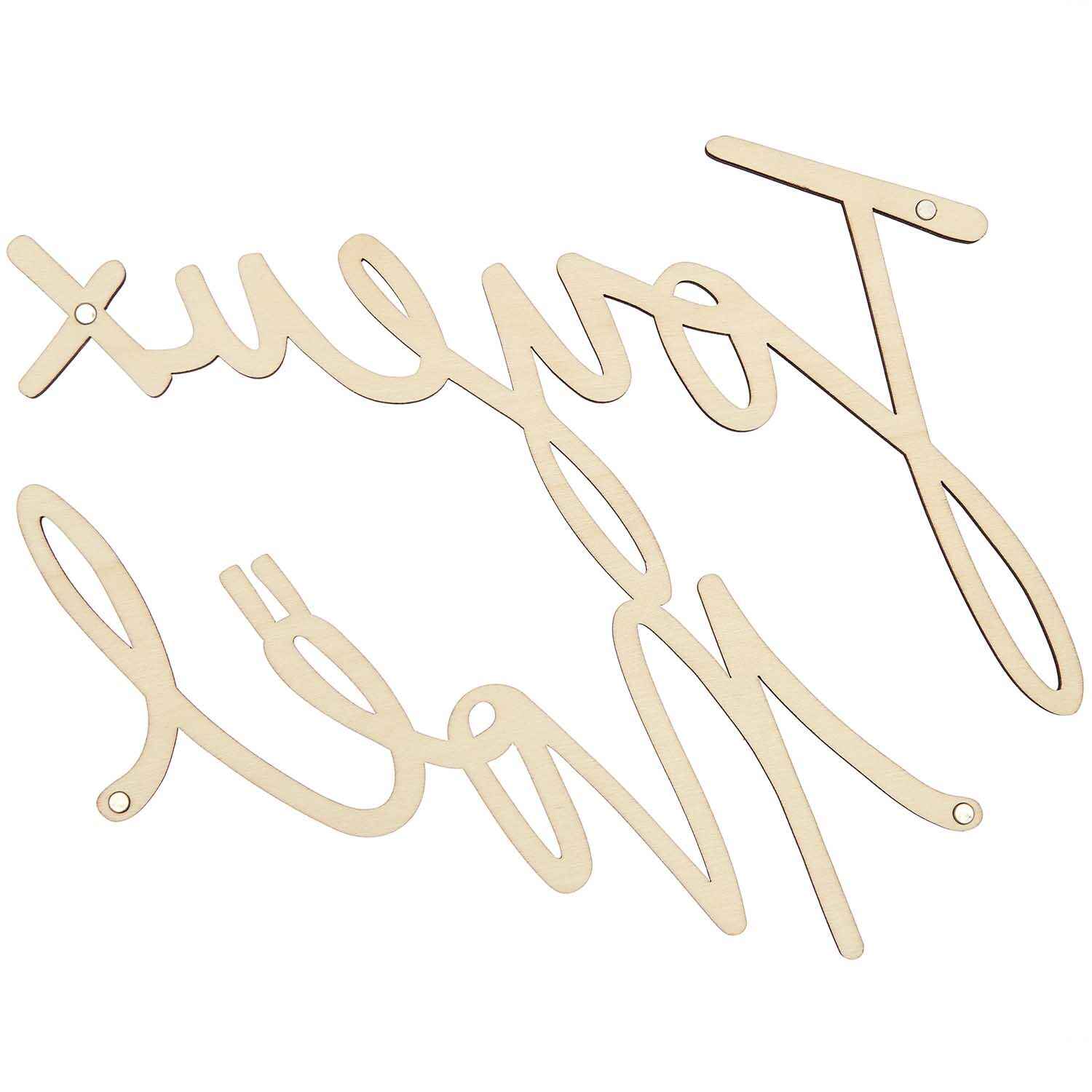 Holzschriftzug magnetisch "Joyeux Noël" 25,4x20,7cm Holzschriftzug magnetisch "Joyeux Noël" 25,4x20,7cm
