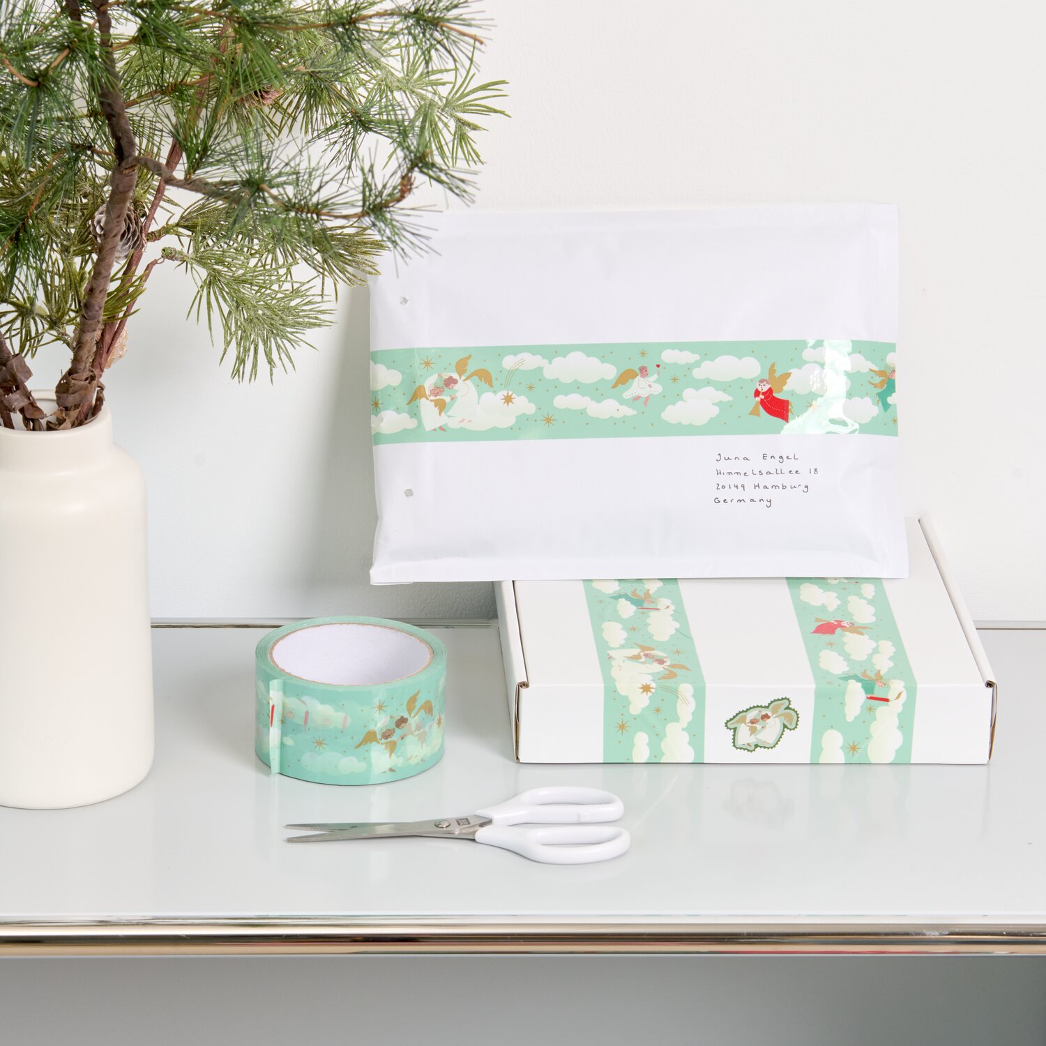 Paper Poetry Paketklebeband Advent Engel 5cmx32m von Rico Design