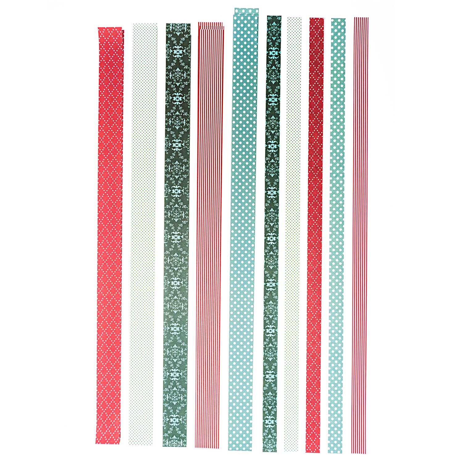 Paper Poetry Fröbelstreifen Christmas Mix 60 Stück Paper Poetry Fröbelstreifen Christmas Mix 60 Stück