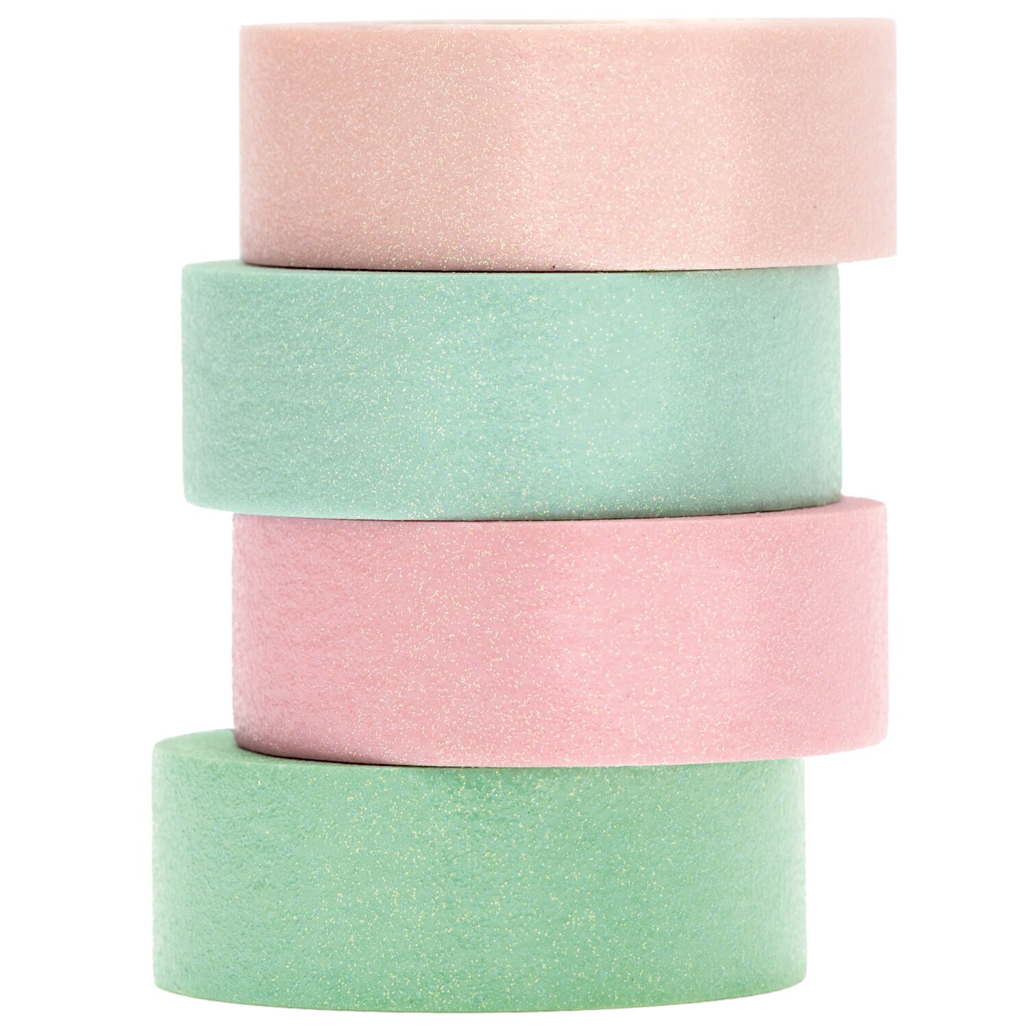Paper Poetry Tape Set Glitter pastell 15mm 5m 4 Stück von Rico Design