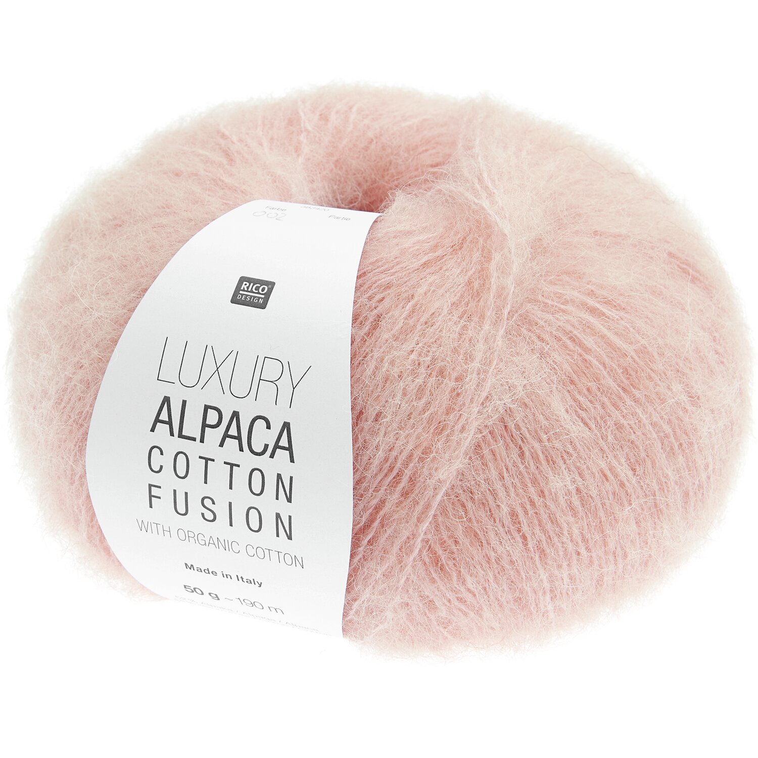 Luxury Alpaca Cotton Fusion 50g 190m Farbe Apricot von Rico Design