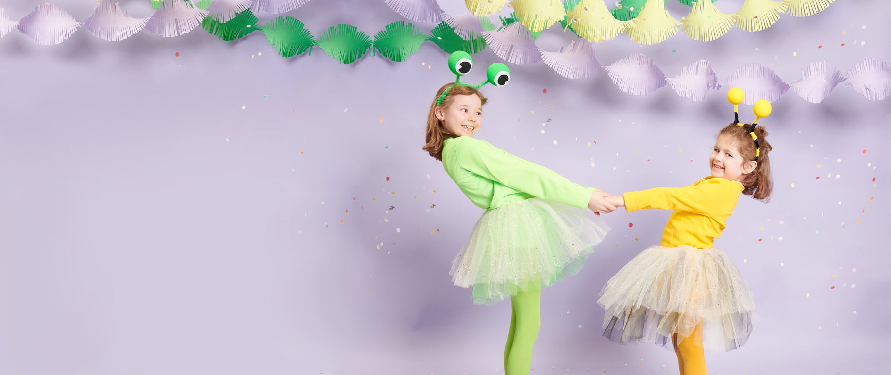 Karnevalskostüme Frosch und Biene für Kinder