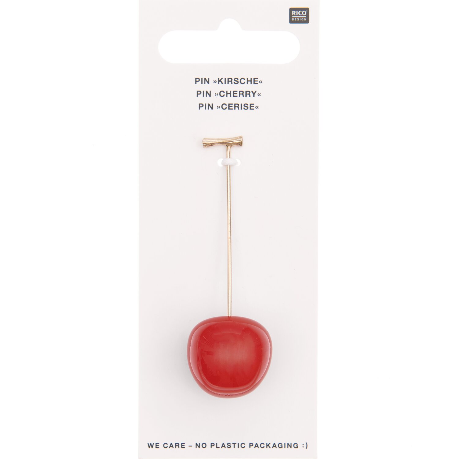 Pin Kirsche 6,3cm von Rico Design