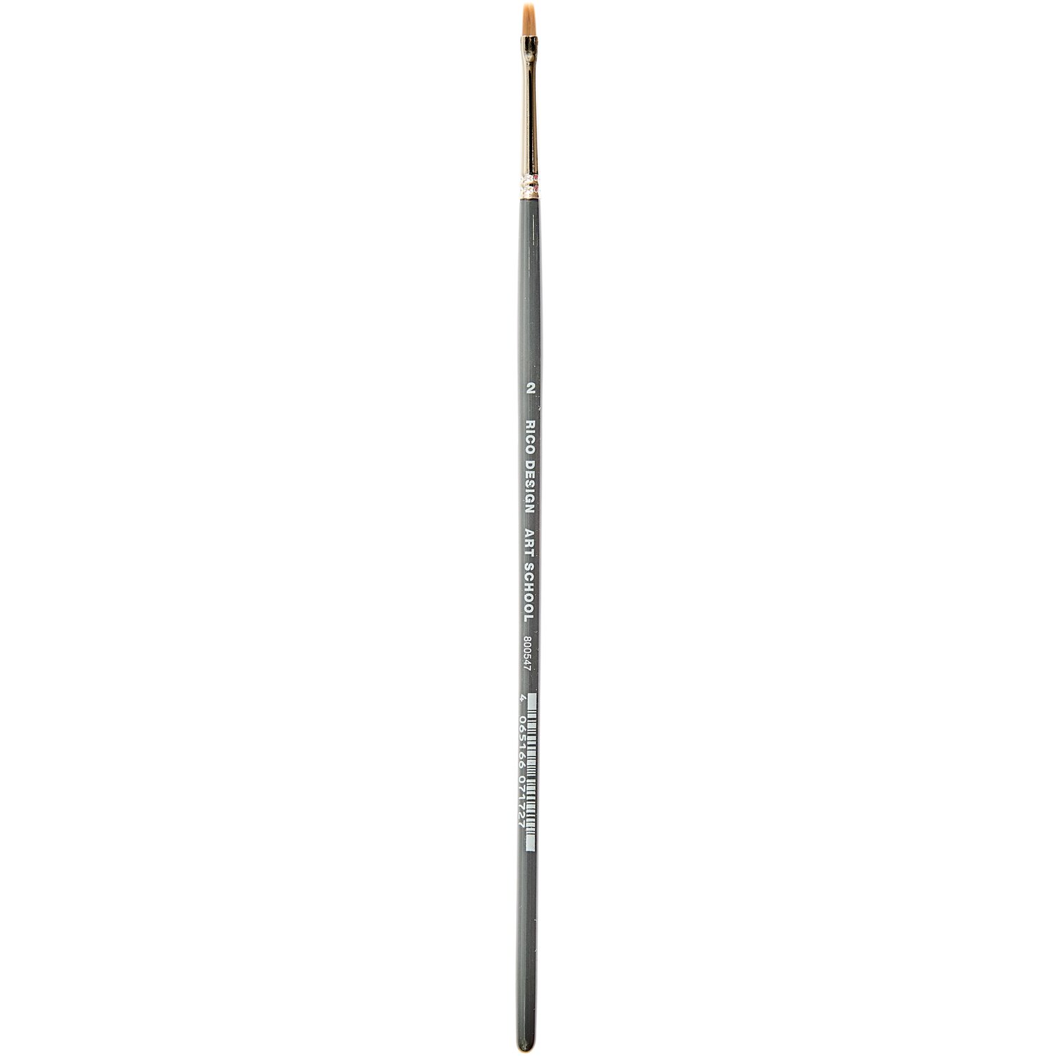Pinsel Art School Aquarell Synthetic flach grauer Stiel von Rico Design