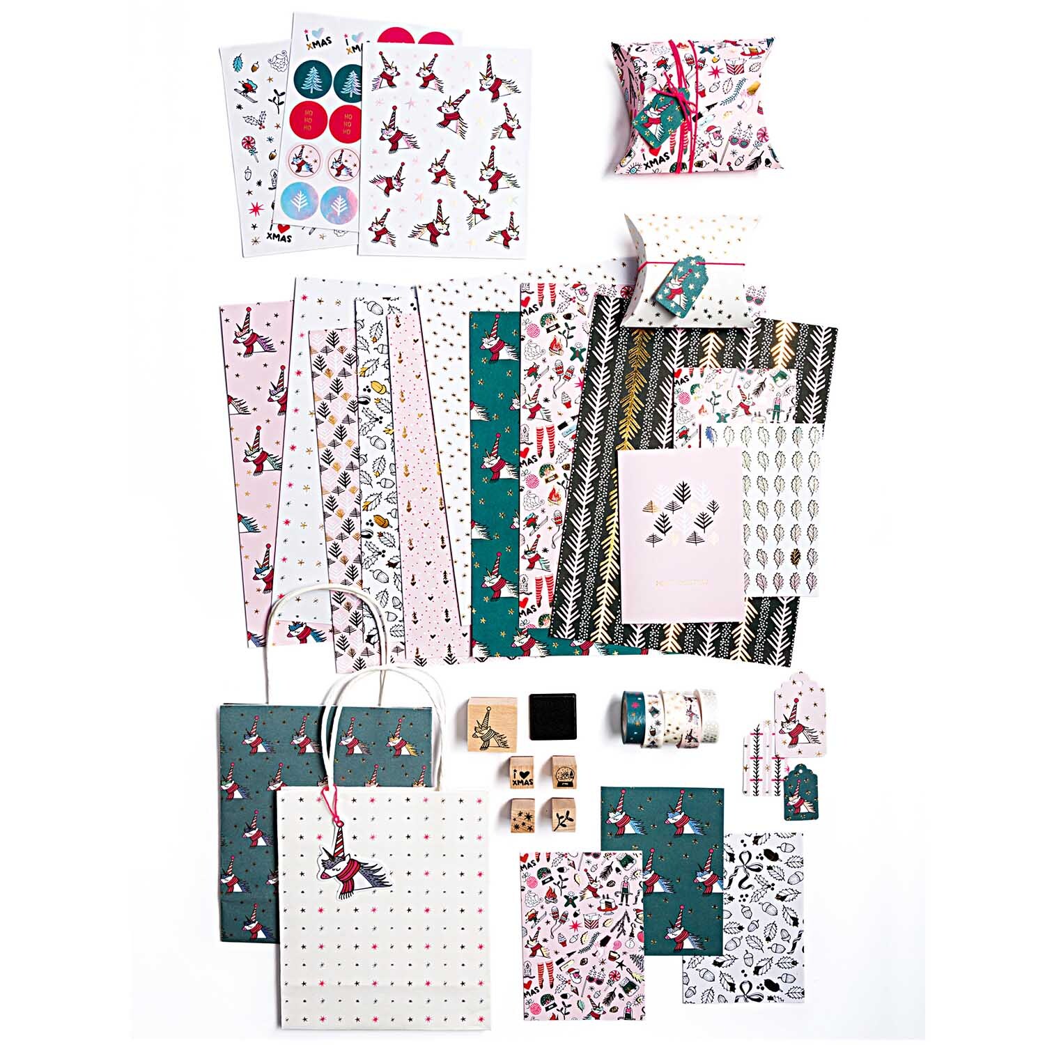 Paper Poetry Tape Set Magical Christmas 1,5cm 10m 5 Stück Paper Poetry Tape Set Magical Christmas 1,5cm 10m 5 Stück